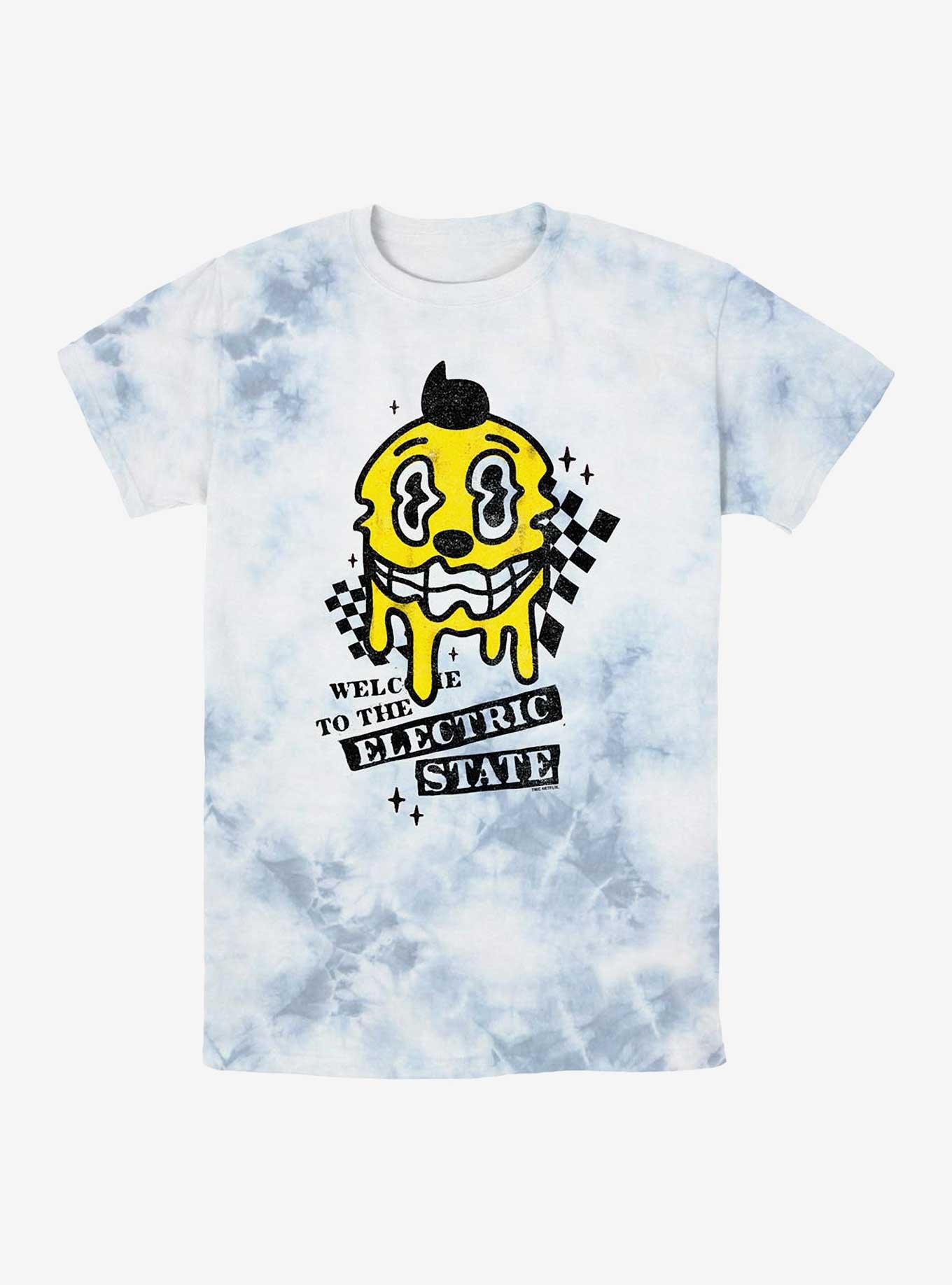 Electric State Cosmo Checkers Tie-Dye T-Shirt, , hi-res