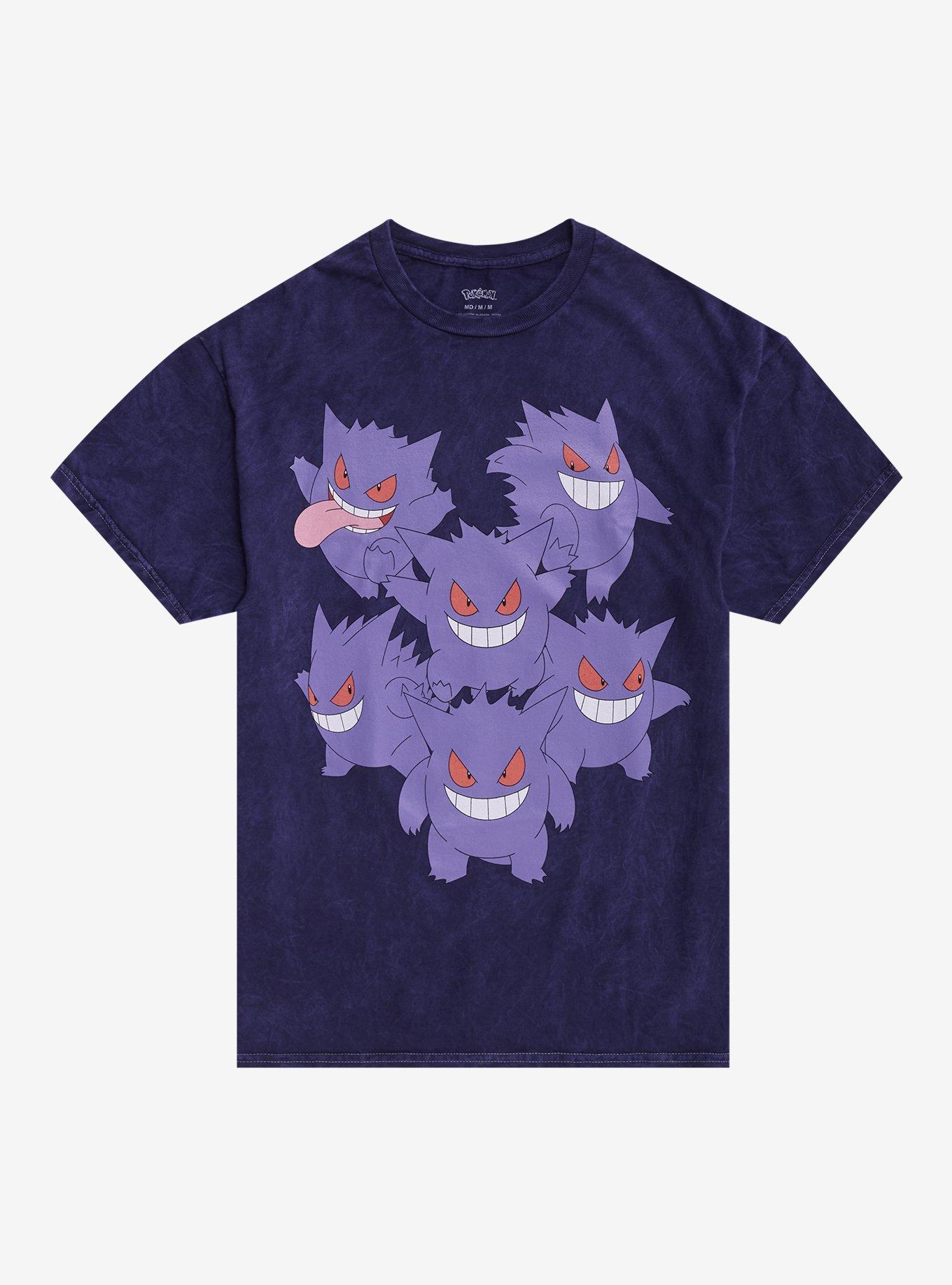 Pokémon Gengar Group Dark Wash Girls T-Shirt, , hi-res