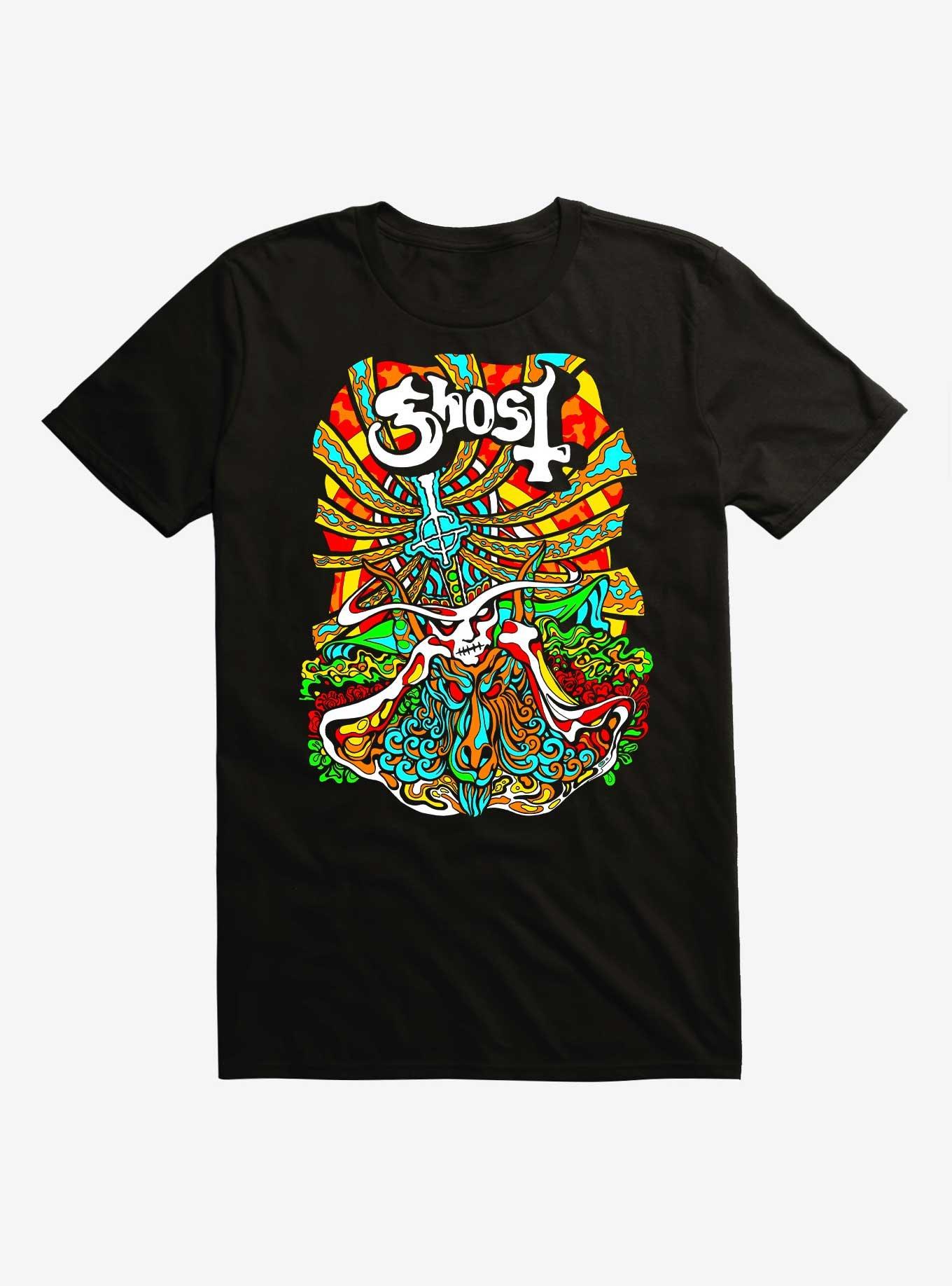 Ghost Seven Inches Of Satanic Panic Psychadelic T-Shirt, , hi-res