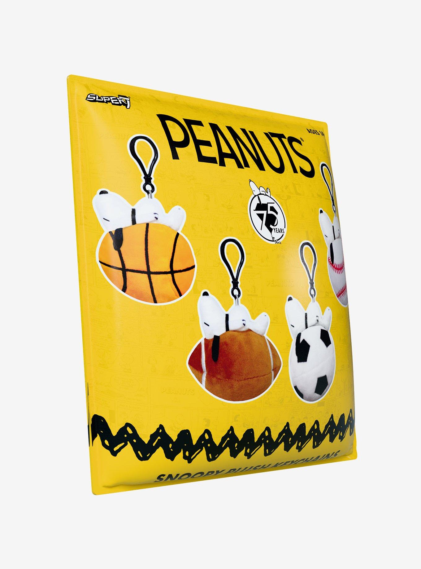 Super7 Peanuts Snoopy Sports Blind Bag Plush Bag Clip | BoxLunch