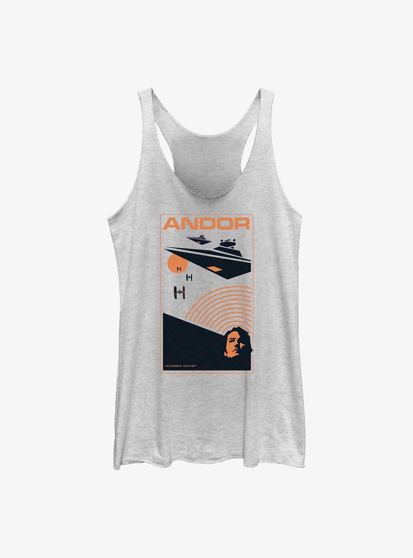 Star Wars: Andor Space Poster Girls Tank, WHITE HTR, hi-res
