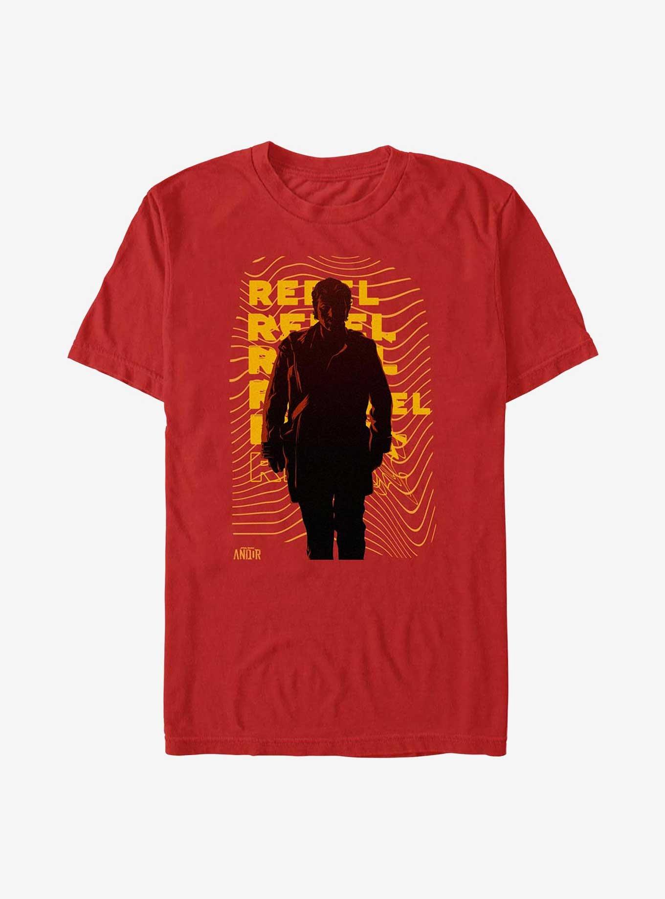 Star Wars: Andor Rebel Text T-Shirt, , hi-res