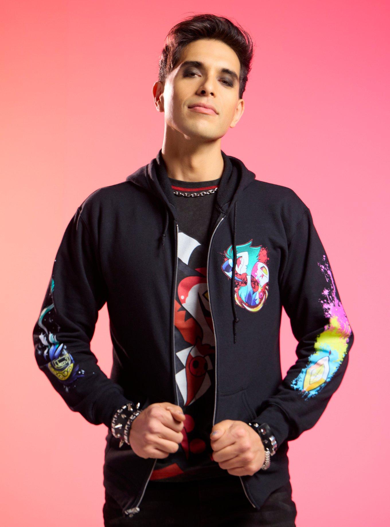 Helluva Boss Stolas & Blitz Pride Hoodie Hot Topic Exclusive, , hi-res