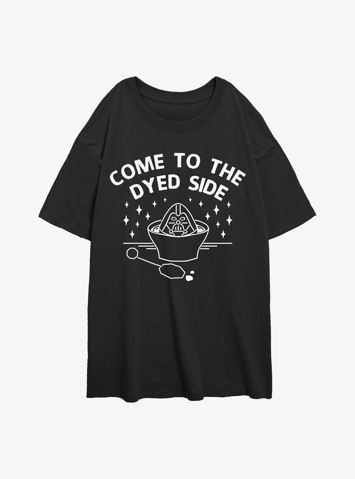 Star Wars Darth Vader Dyed Side Girls Oversized T-Shirt, , hi-res