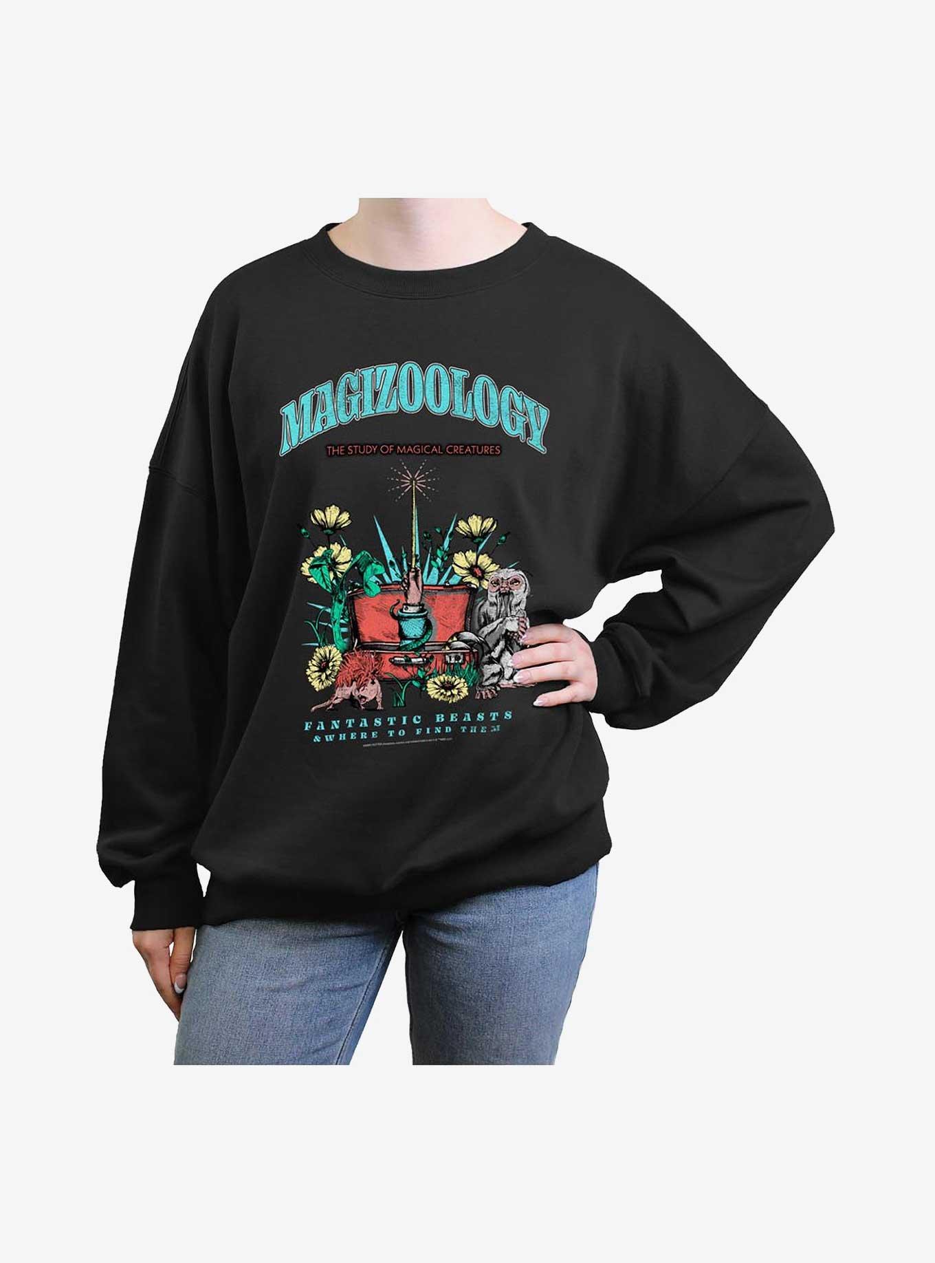 Fantastic Beasts and Where to Find Them Magizoology Girls Oversized Sweatshirt, , hi-res