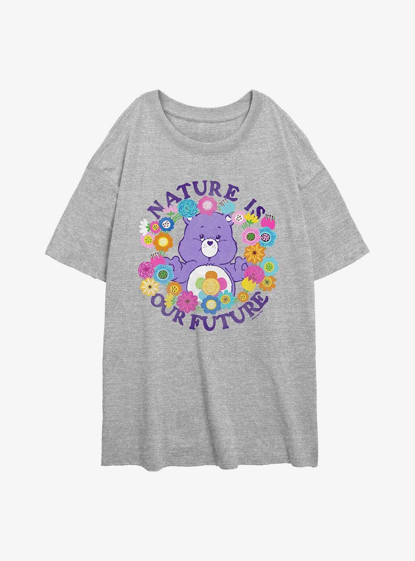 Care Bears Nature Is Our Future Girls Oversized T-Shirt, , hi-res