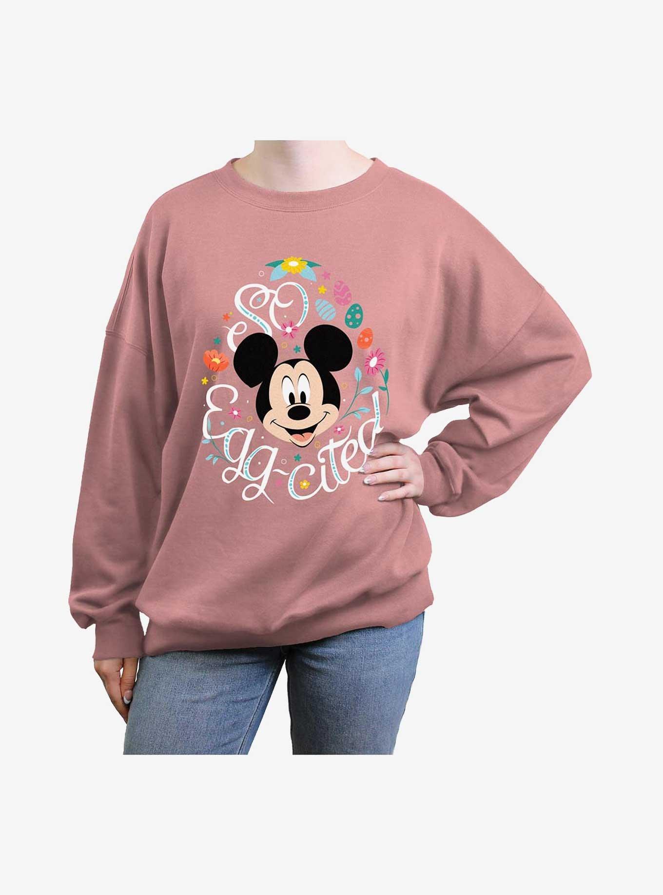 Disney Mickey Mouse So Egg-Cited Girls Oversized Sweatshirt, , hi-res