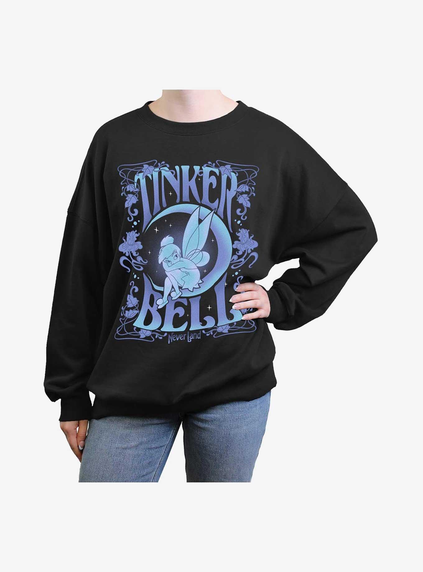 Disney Tinker Bell Nouveau Poster Girls Oversized Sweatshirt, , hi-res