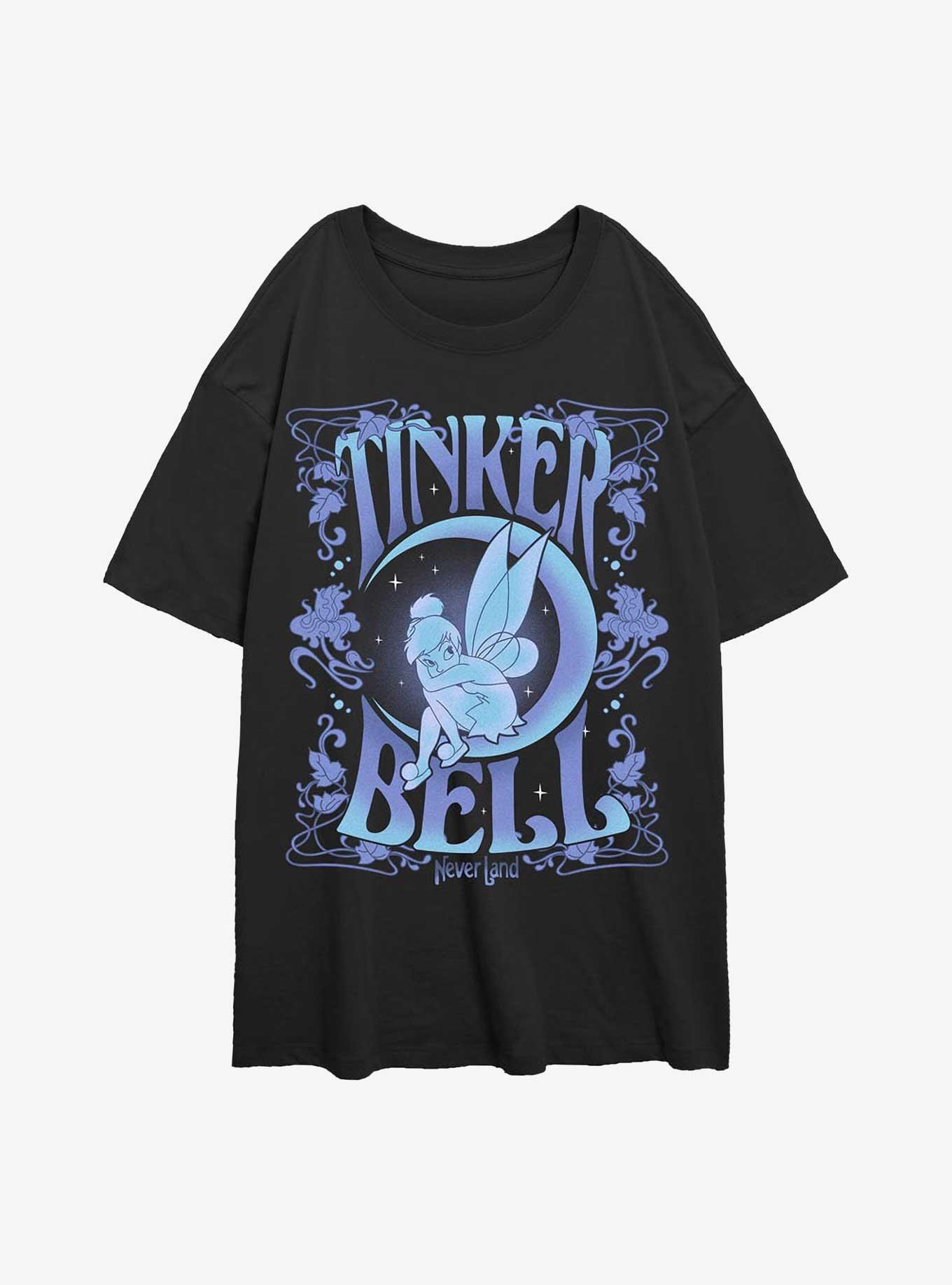 Disney Tinker Bell Nouveau Poster Girls Oversized T-Shirt, , hi-res