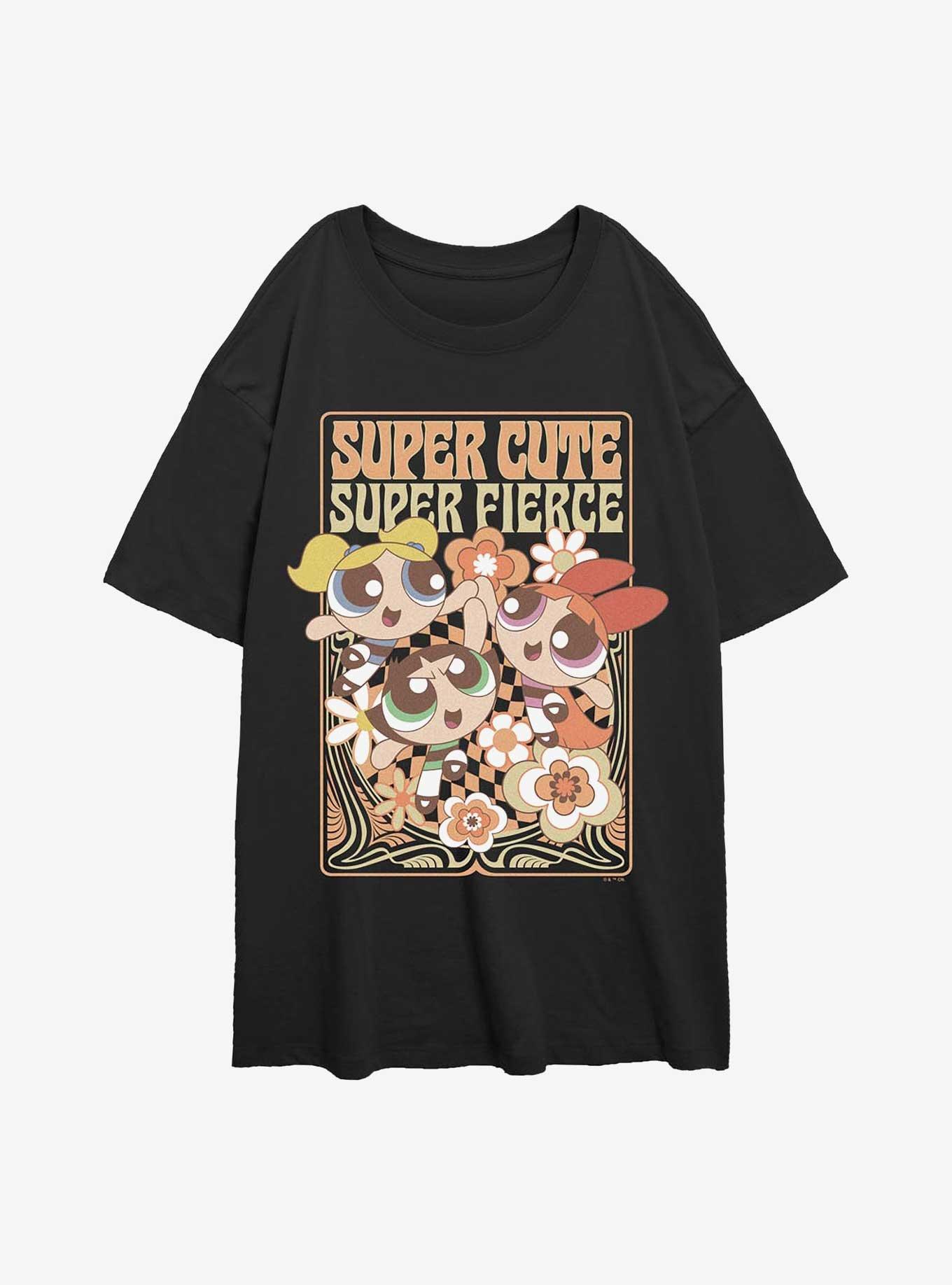 The Powerpuff Girls Strong Is Beautiful Girls Oversized T-Shirt, , hi-res