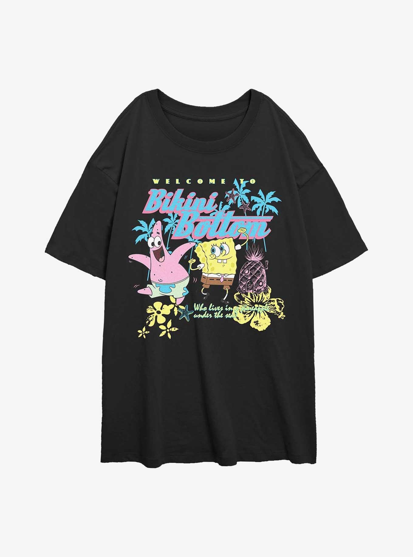 Spongebob Squarepants Welcome Girls Oversized T-Shirt, , hi-res