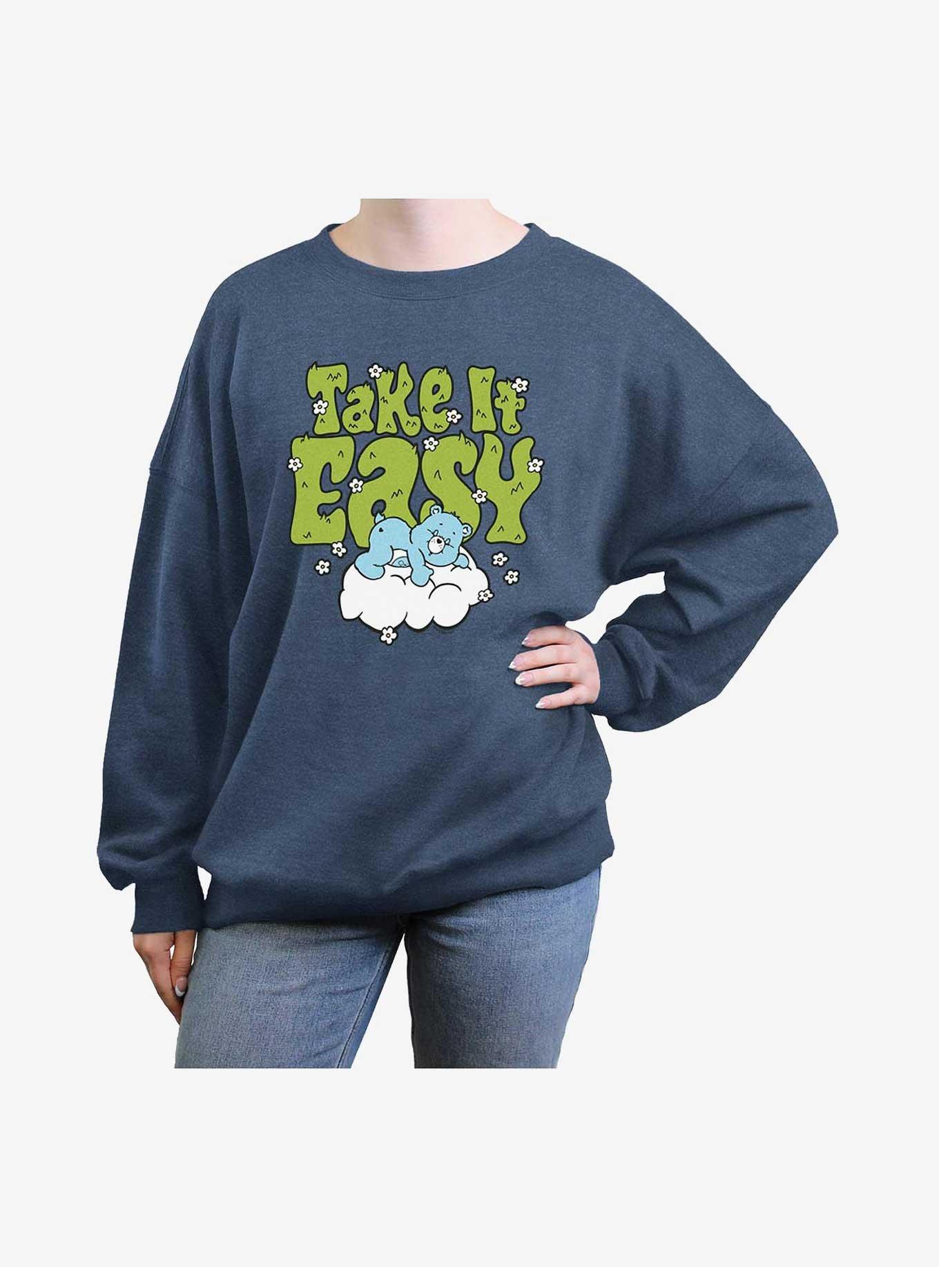 Care Bears Take It Easy Girls Oversized Sweatshirt, , hi-res