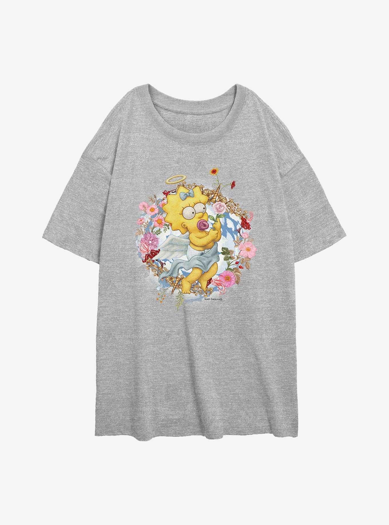 The Simpsons Cherub Maggie Girls Oversized T-Shirt, , hi-res