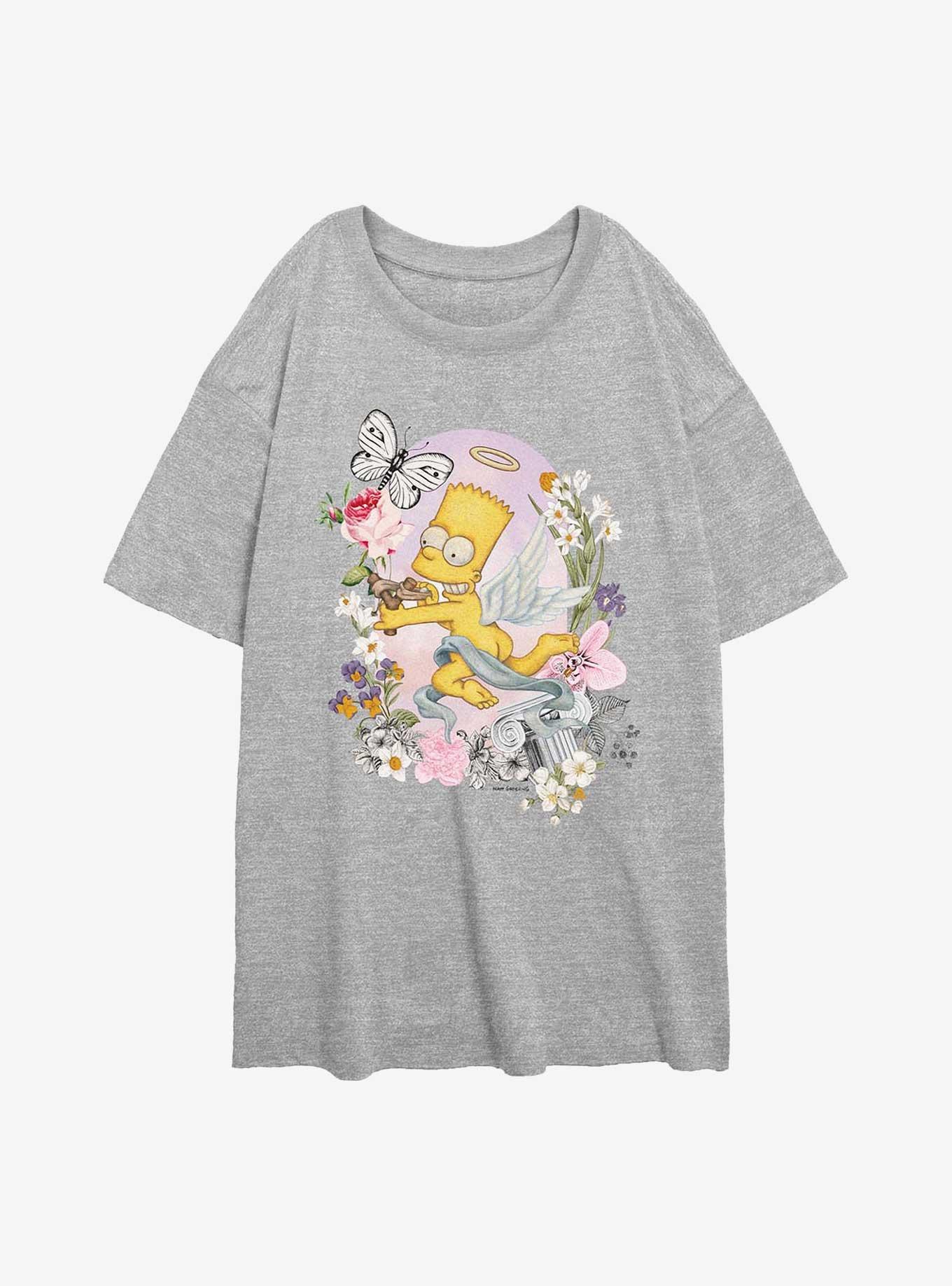 The Simpsons Cherub Bart Girls Oversized T-Shirt, , hi-res