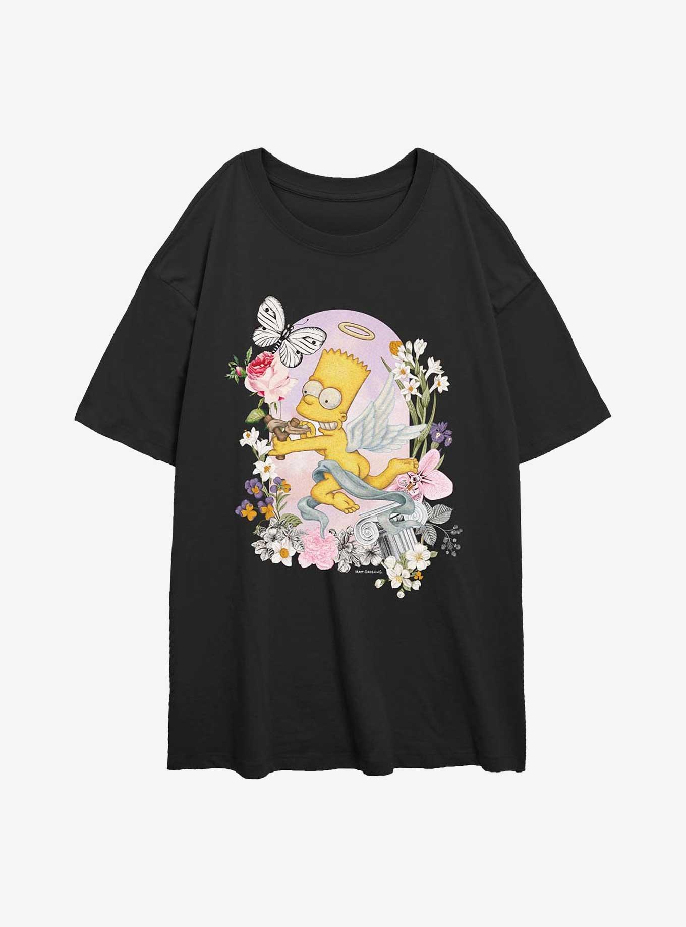 The Simpsons Cherub Bart Girls Oversized T-Shirt, , hi-res