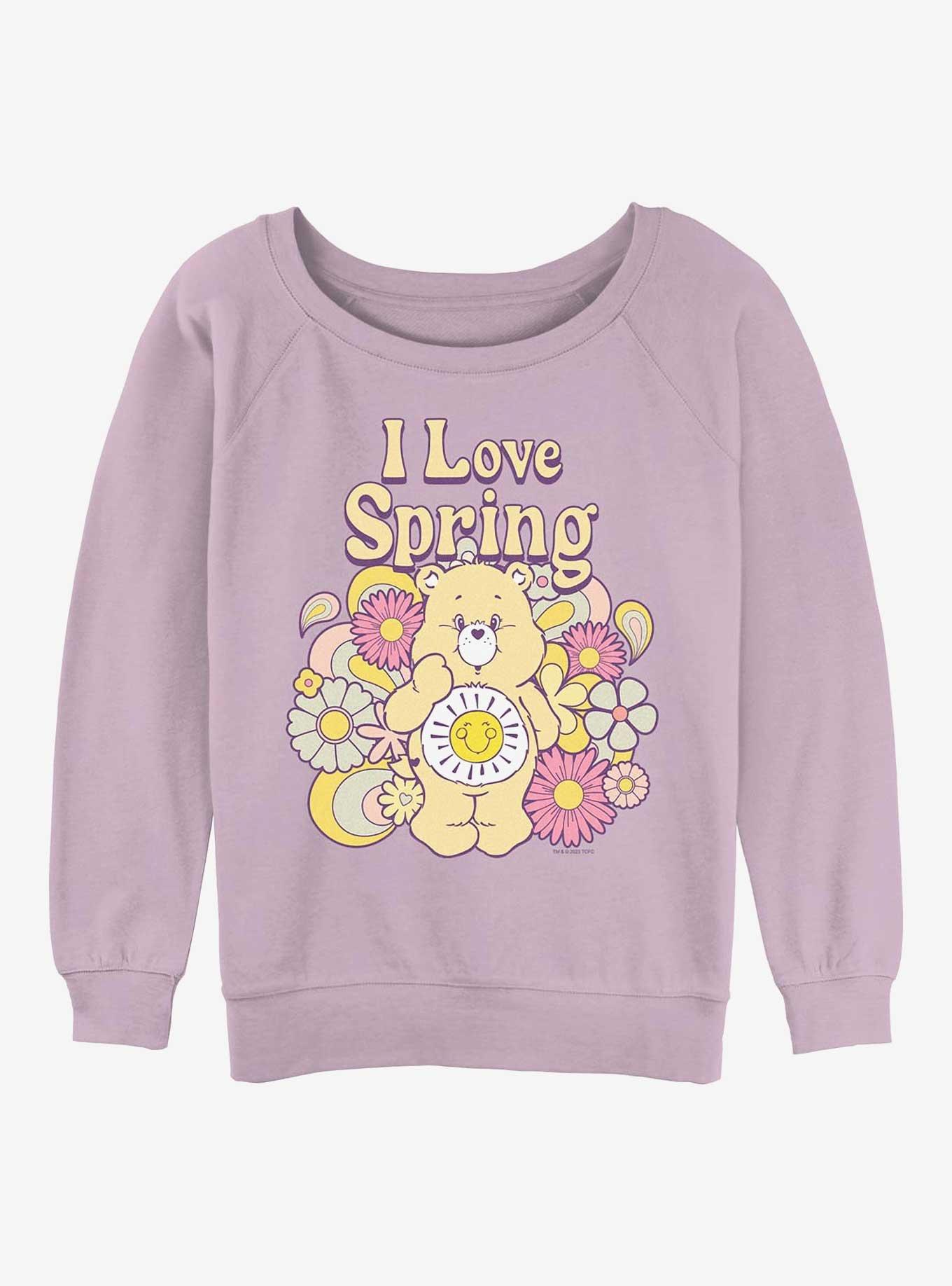 Care Bears Love Spring Funshine Girls Slouchy Sweatshirt, , hi-res