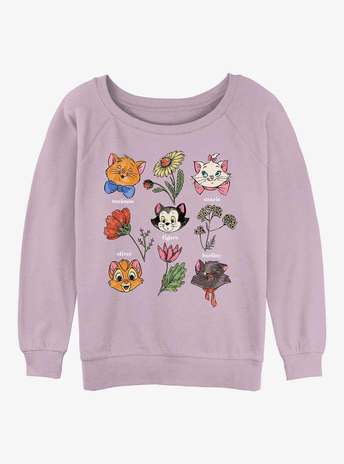 Disney The AristoCats Botanical Girls Slouchy Sweatshirt, , hi-res