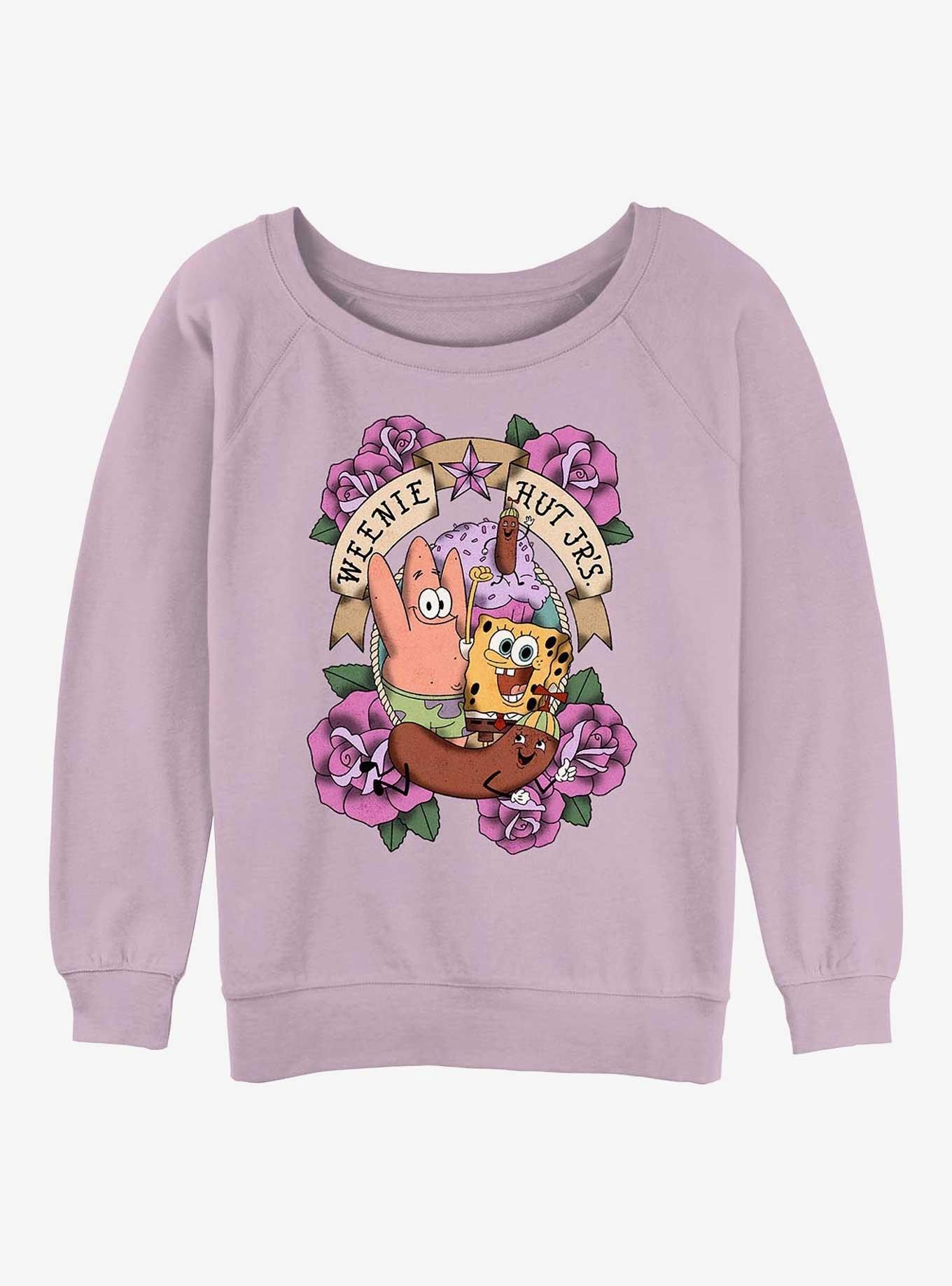 Spongebob Squarepants Weenie Hut Sailor Girls Slouchy Sweatshirt, , hi-res