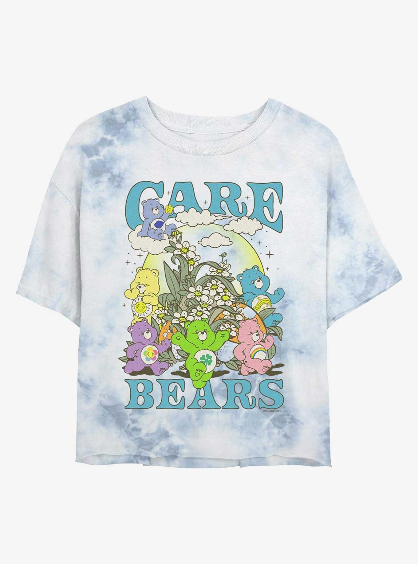 Care Bears Spring Ready Girls Tie-Dye Crop T-Shirt, , hi-res