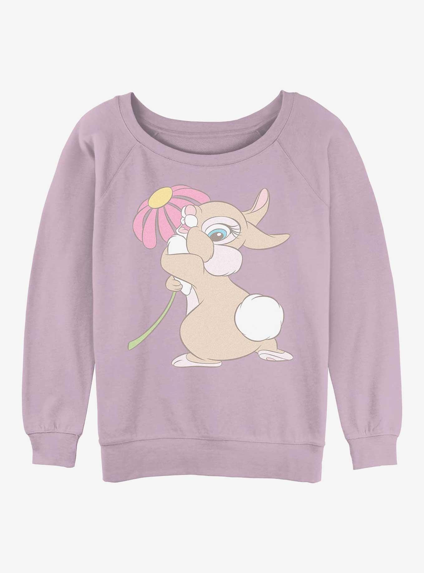 Disney Bambi Flirty Miss Bun Girls Slouchy Sweatshirt, , hi-res