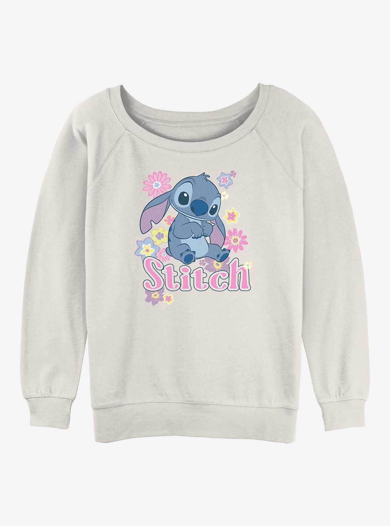 Disney Lilo & Stitch Spring Time Girls Slouchy Sweatshirt, , hi-res