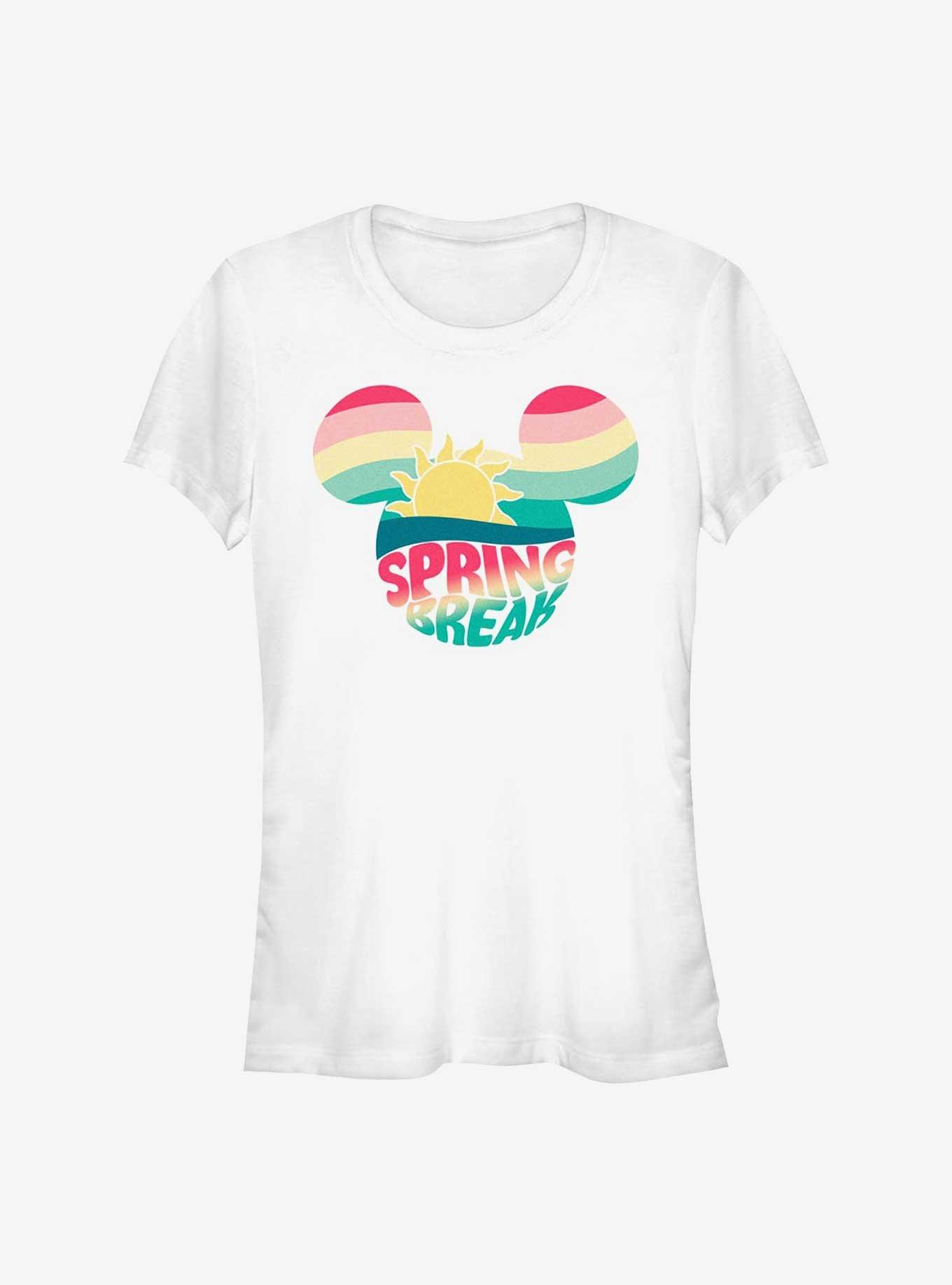 Disney Mickey Mouse Retro Spring Break Girls T-Shirt