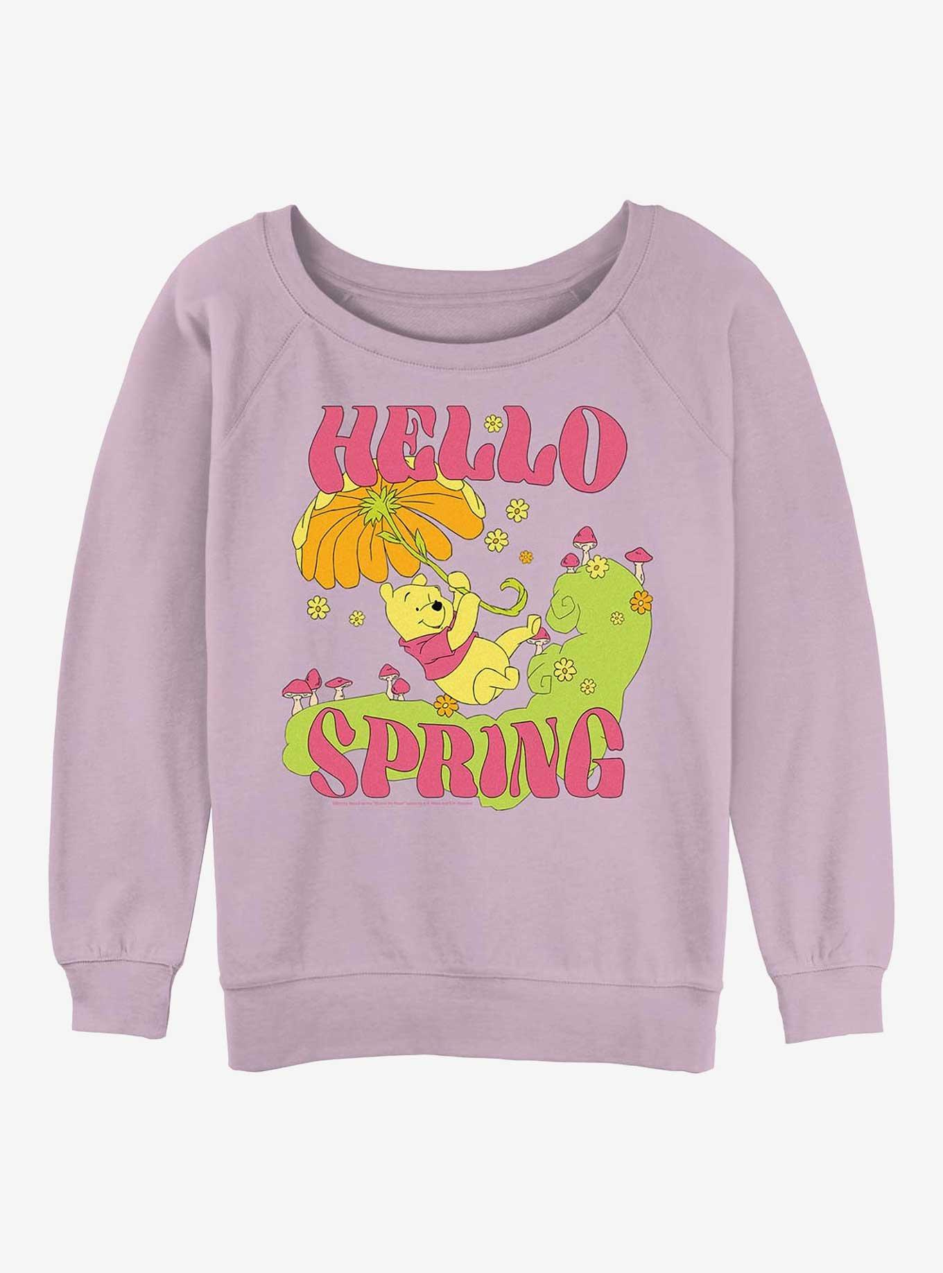 Disney Winnie The Pooh Hippy Dippy Pooh Girls Slouchy Sweatshirt, , hi-res