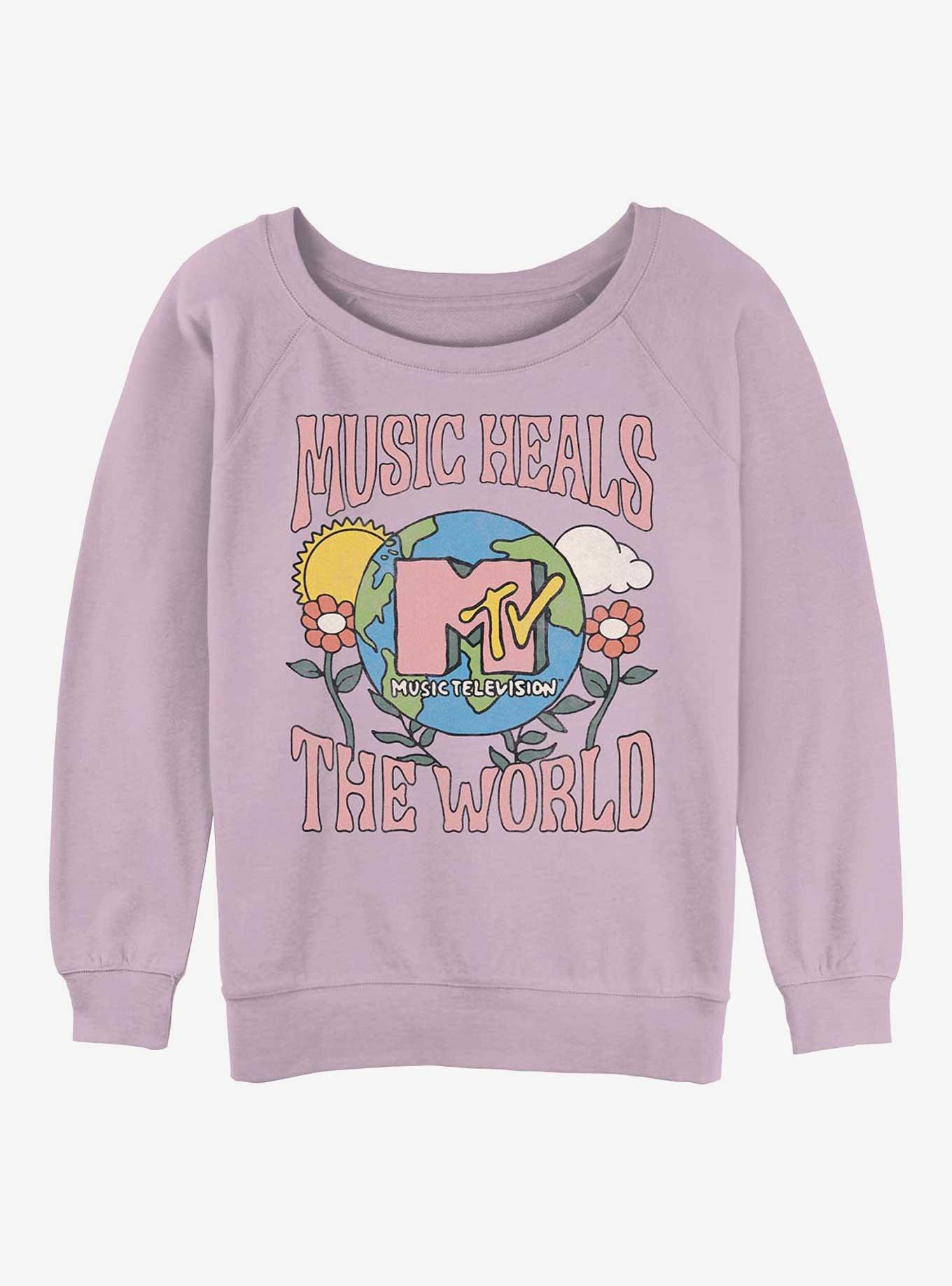 MTV Music Heals Girls Slouchy Sweatshirt, , hi-res