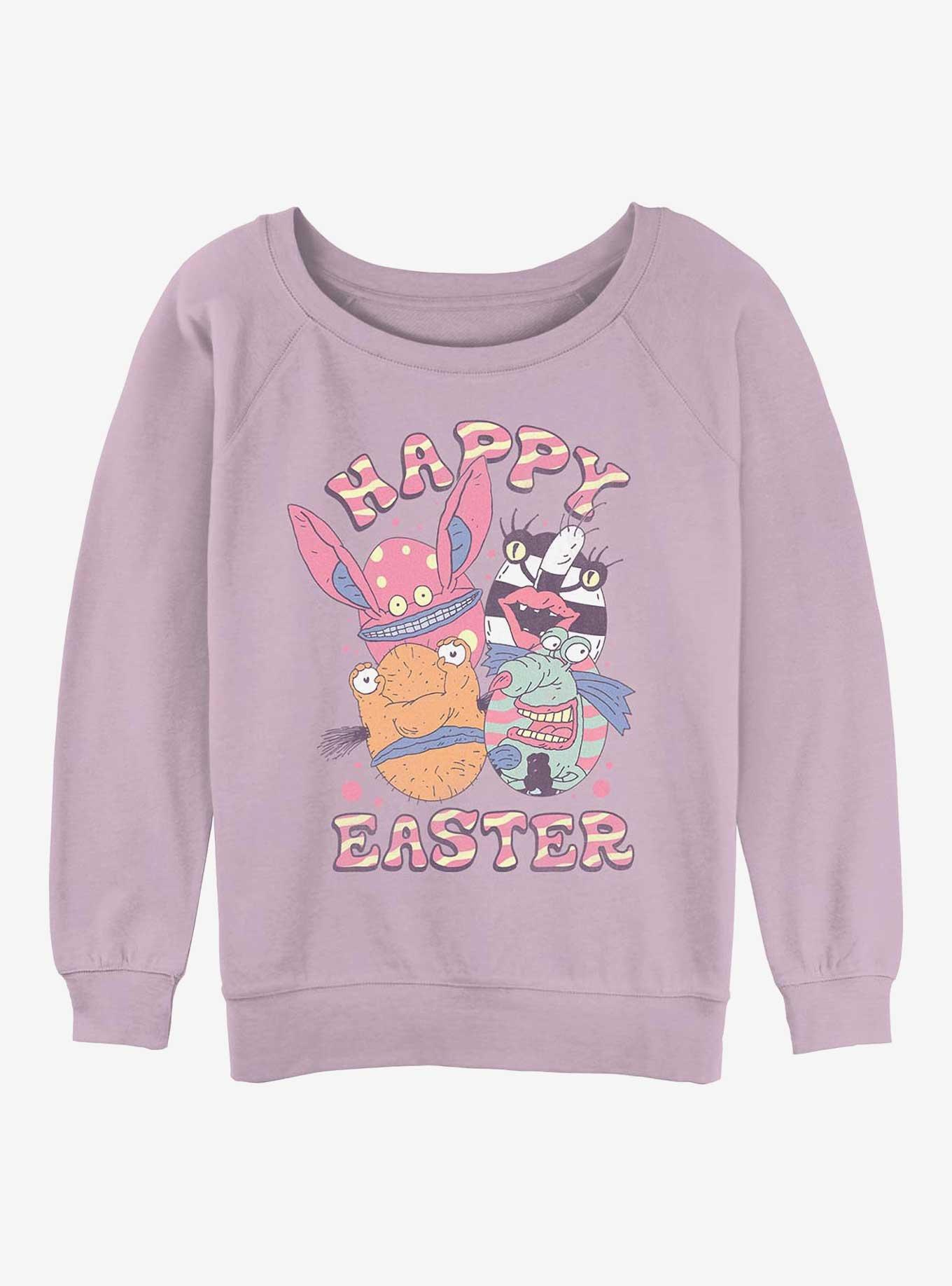 Nickelodeon Monster Easter Girls Slouchy Sweatshirt, , hi-res