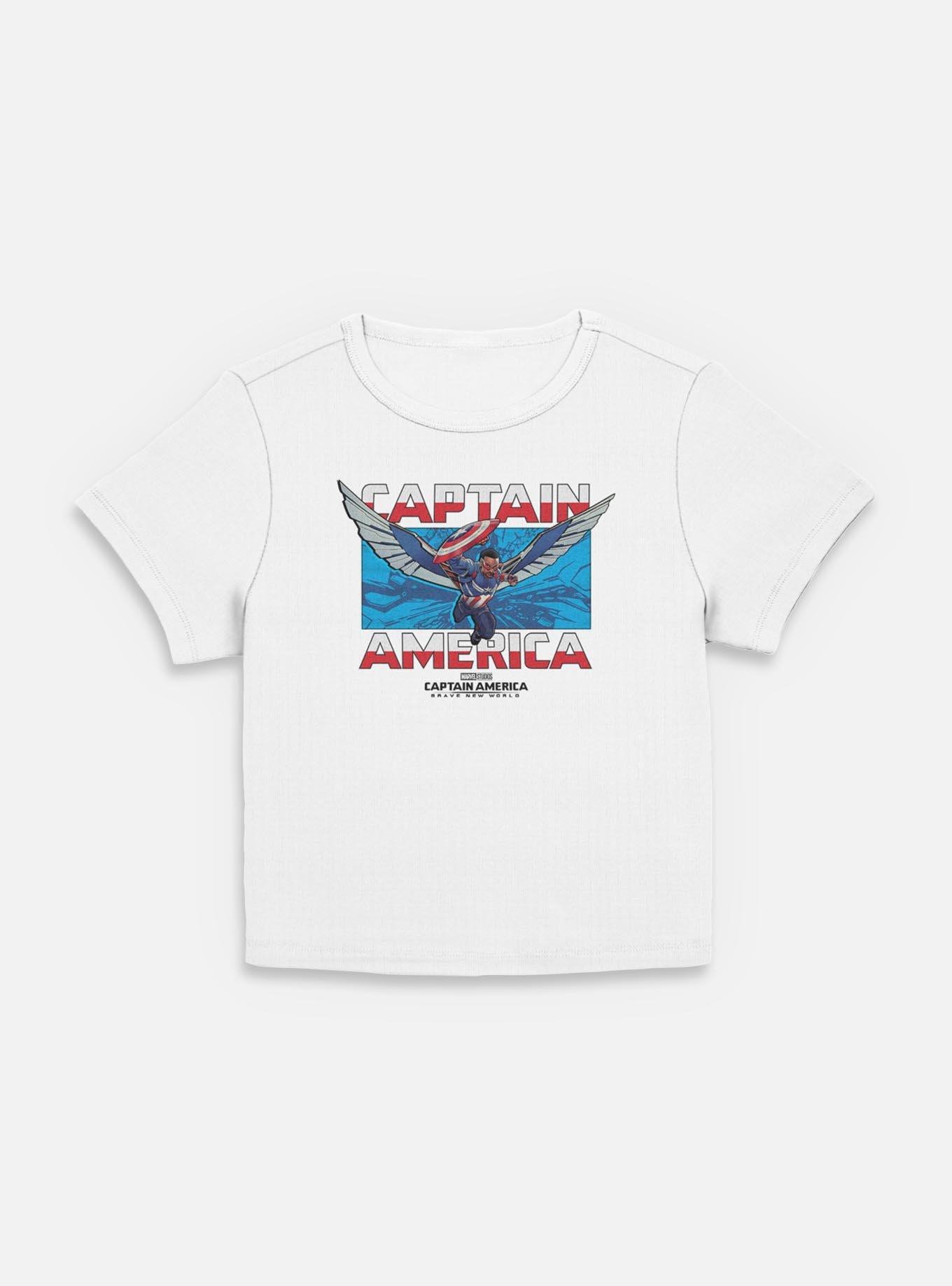 Captain America: Brave New World Breakthrough Captain America Women Baby T-Shirt,All Products : American Fashion Style Bags On Sale Captain America: Brave New World Breakthrough Captain America Women Baby T-Shirt,All Products : American Fashion Style Bags On Sale