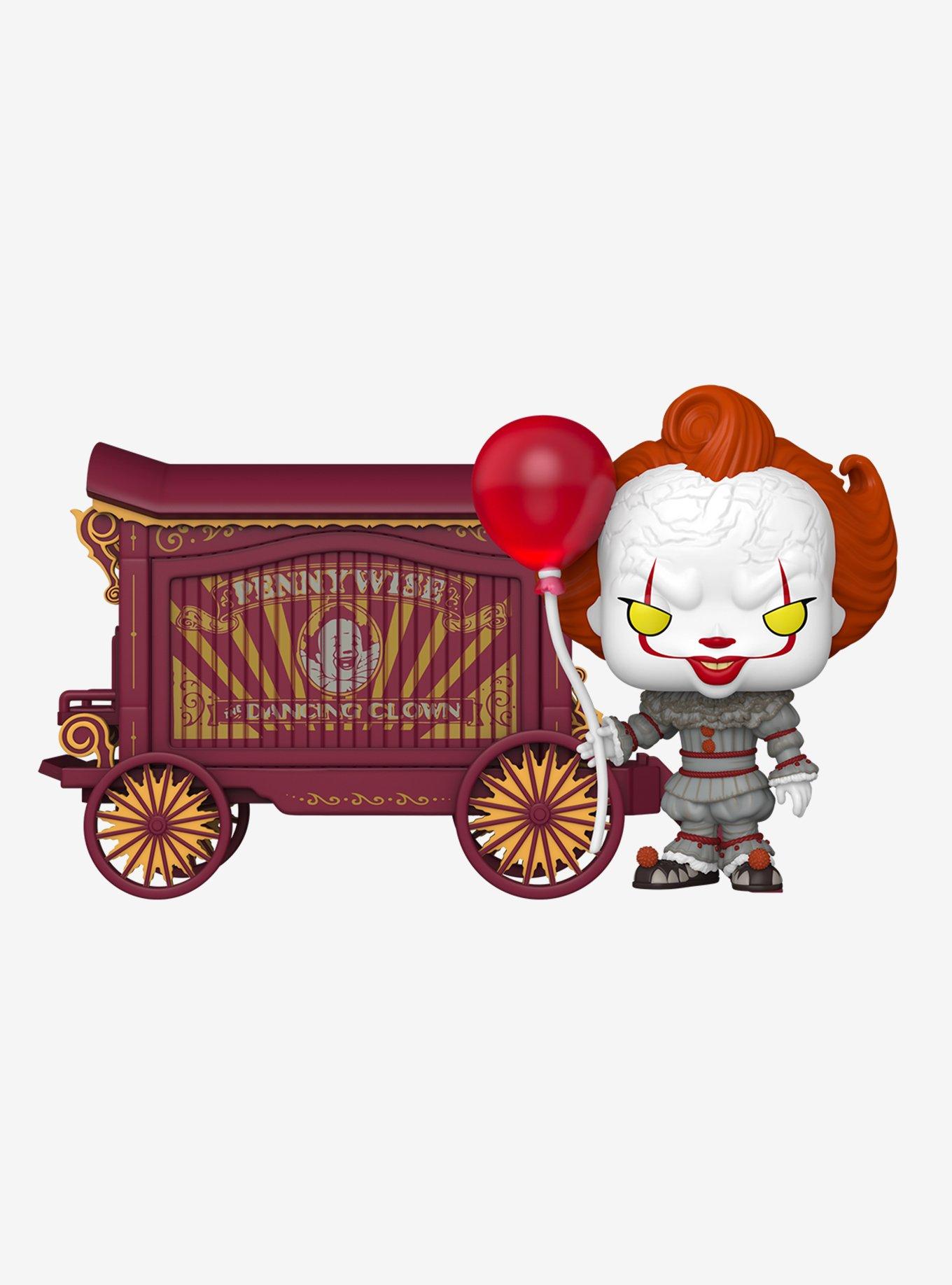 Funko IT: Welcome to Derry Pop! Town Pennywise & Wagon Vinyl Figure Set, , hi-res