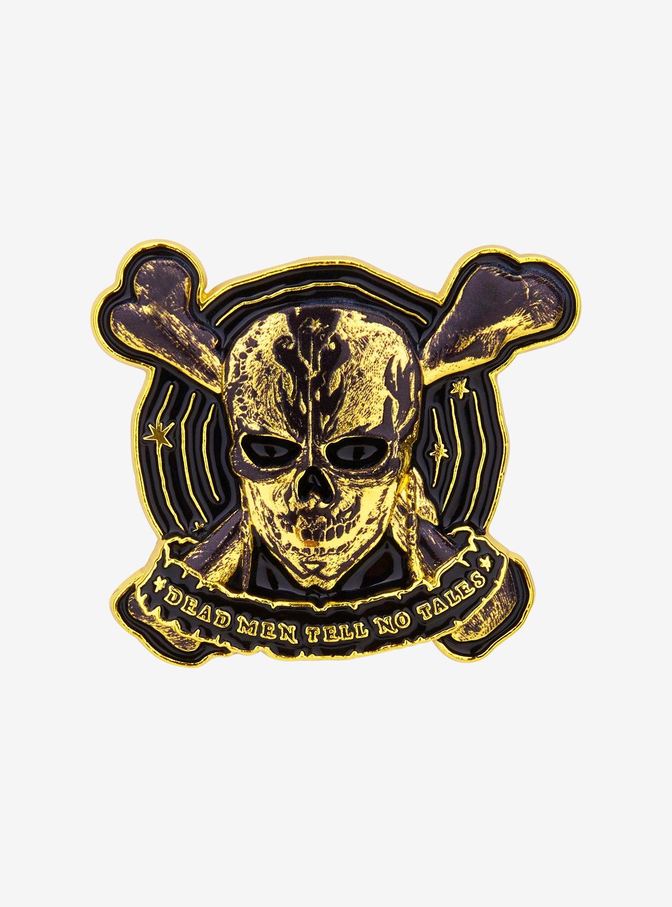 Loungefly Disney Pirates of the Caribbean Skull Enamel Pin - BoxLunch Exclusive, , hi-res