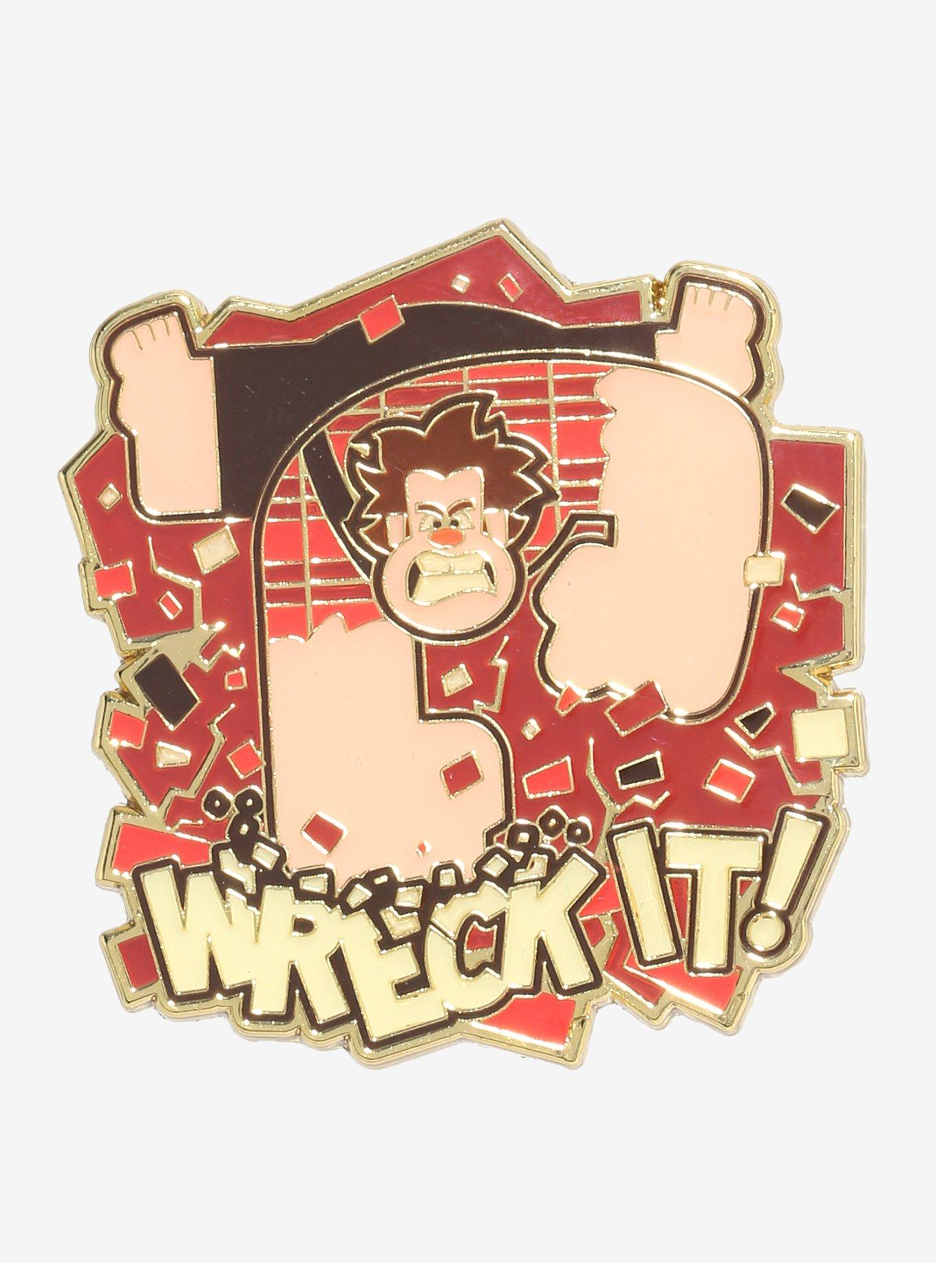 Loungefly Disney Wreck-It Ralph Wreck It Enamel Pin - BoxLunch Exclusive, , hi-res