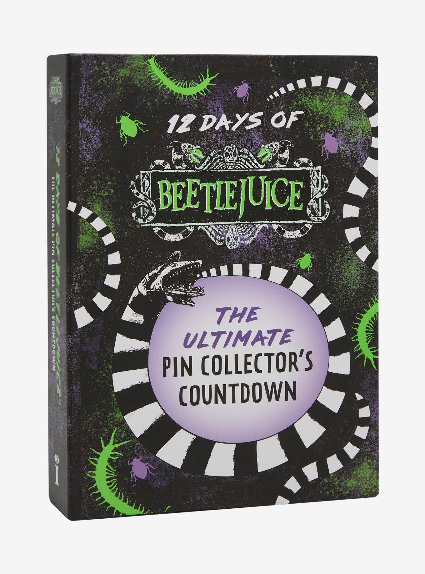 Beetlejuice 12 Days of Pins Collector's Countdown Set — BoxLunch Exclusive, , hi-res