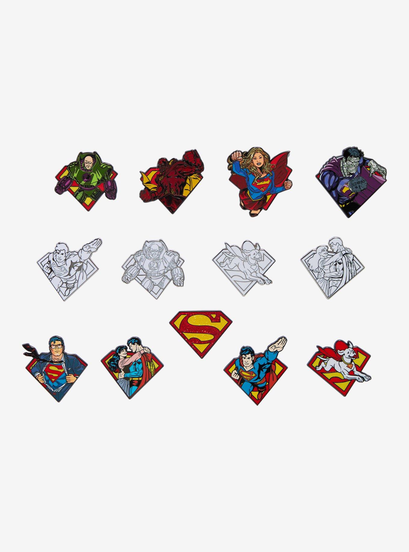 FiGPiN DC Comics Superman Characters Blind Box Enamel Pin, , hi-res