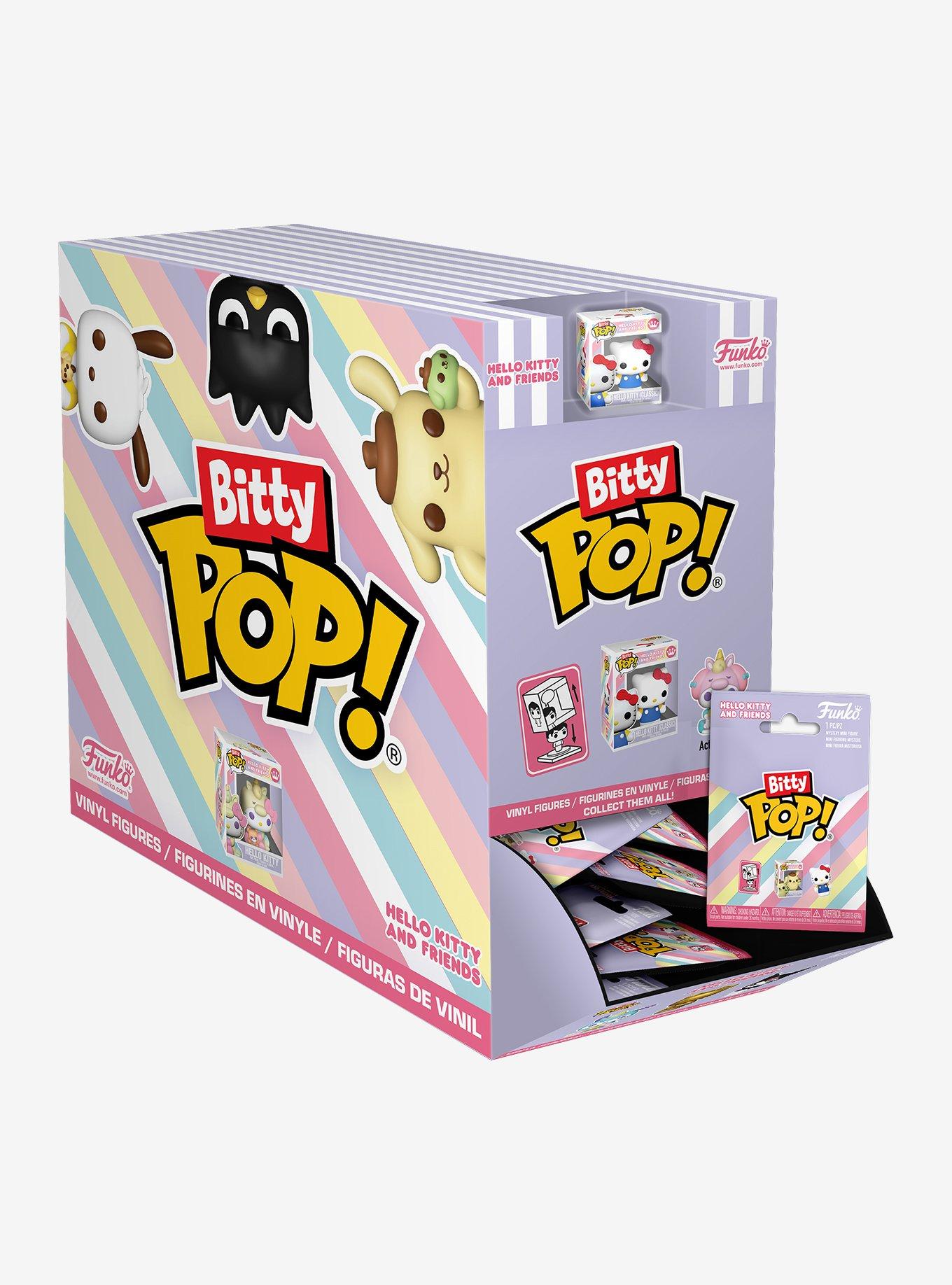 Funko Bitty Pop Sanrio - Keroppi - 4PKE une mini figurine mystérieuse surprise - 0,9 pouces (2,2 cm) - Hello Kitty de collection - Étagère d'exposition empilable incluse - Idée cadeau