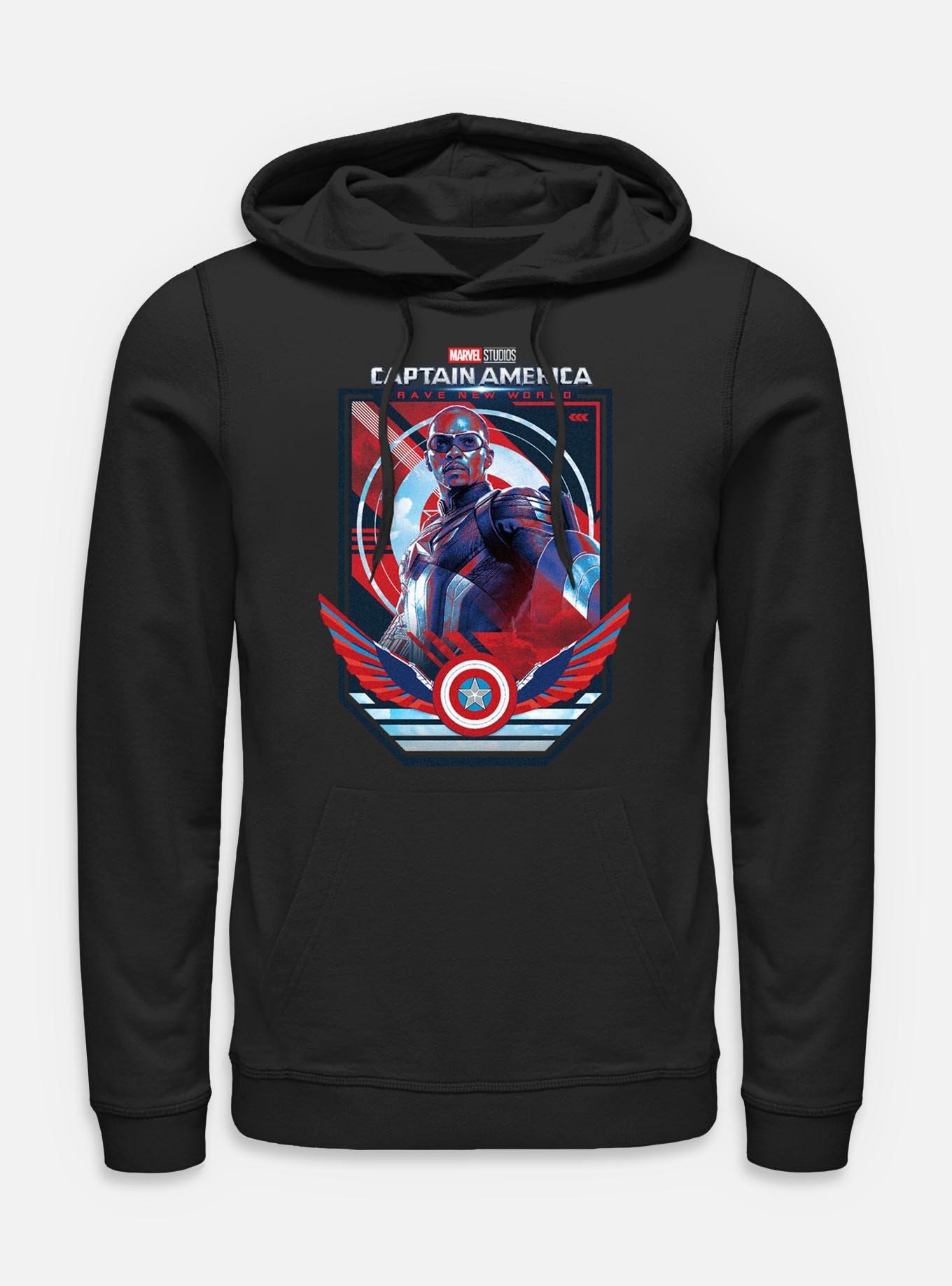 Captain America: Brave New World Captain Poster Hoodie, , hi-res