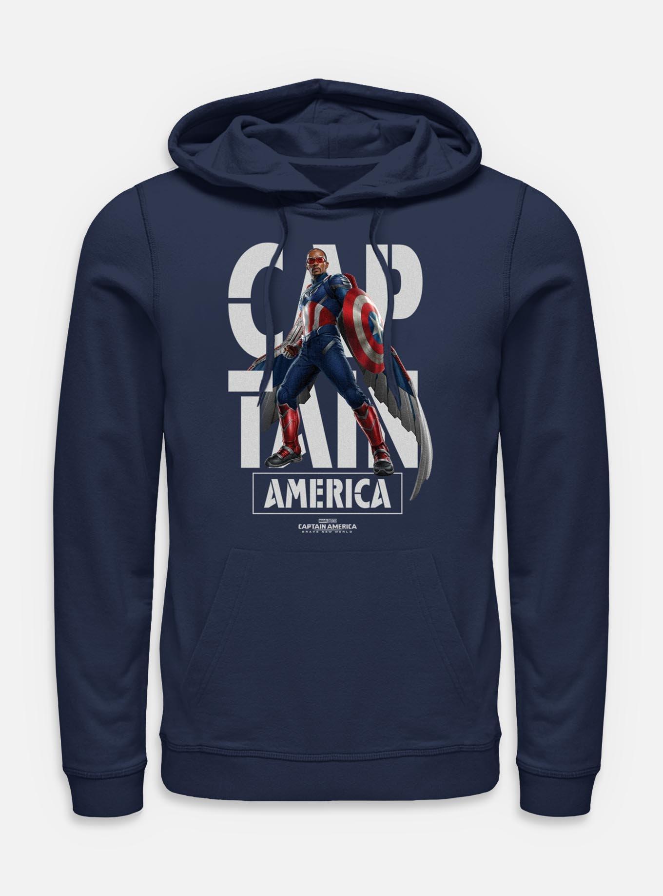 Captain America: Brave New World Captain Name Hoodie, , hi-res