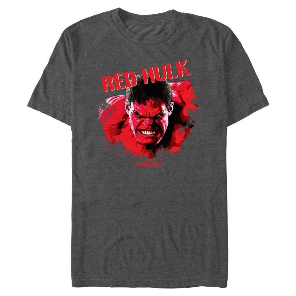 Captain America: Brave New World Red Hulk Bust T-Shirt, CHAR HTR, hi-res