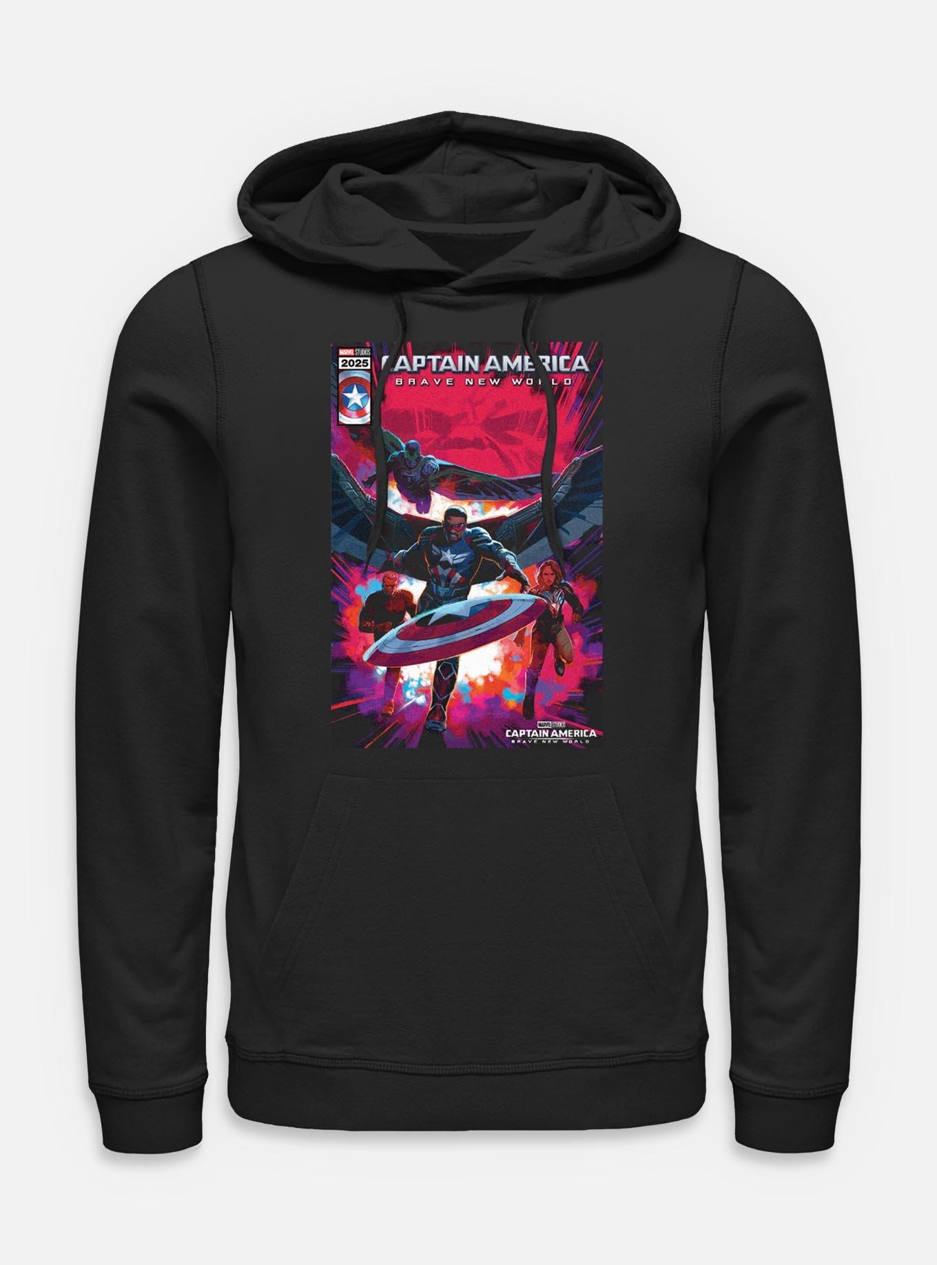 Captain America: Brave New World Captain America And Falcon Comic Cover Hoodie, , hi-res