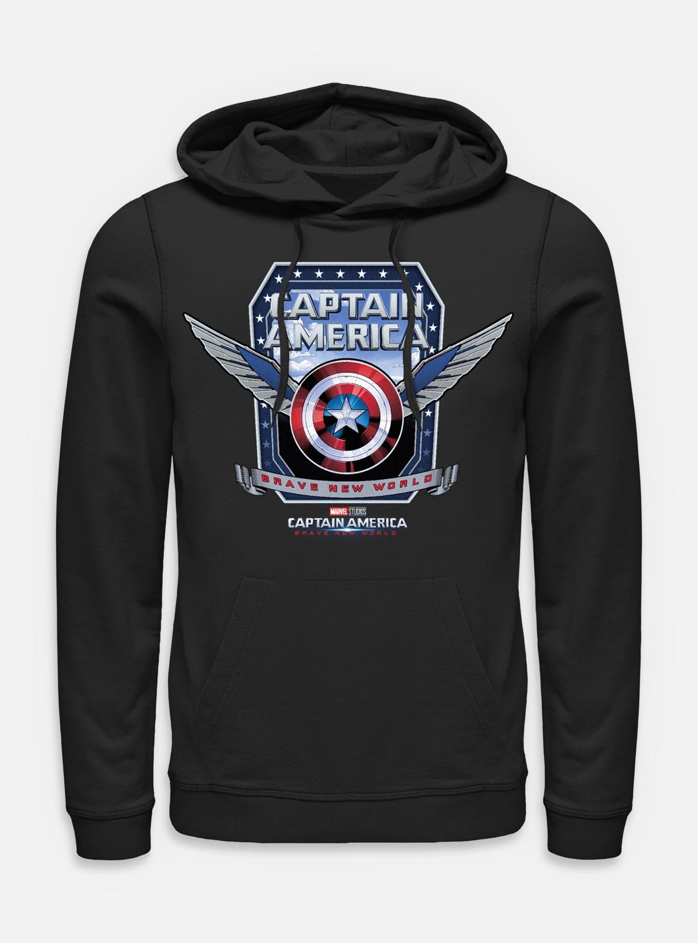 Captain America: Brave New World Captain America Shield Wings Hoodie, , hi-res