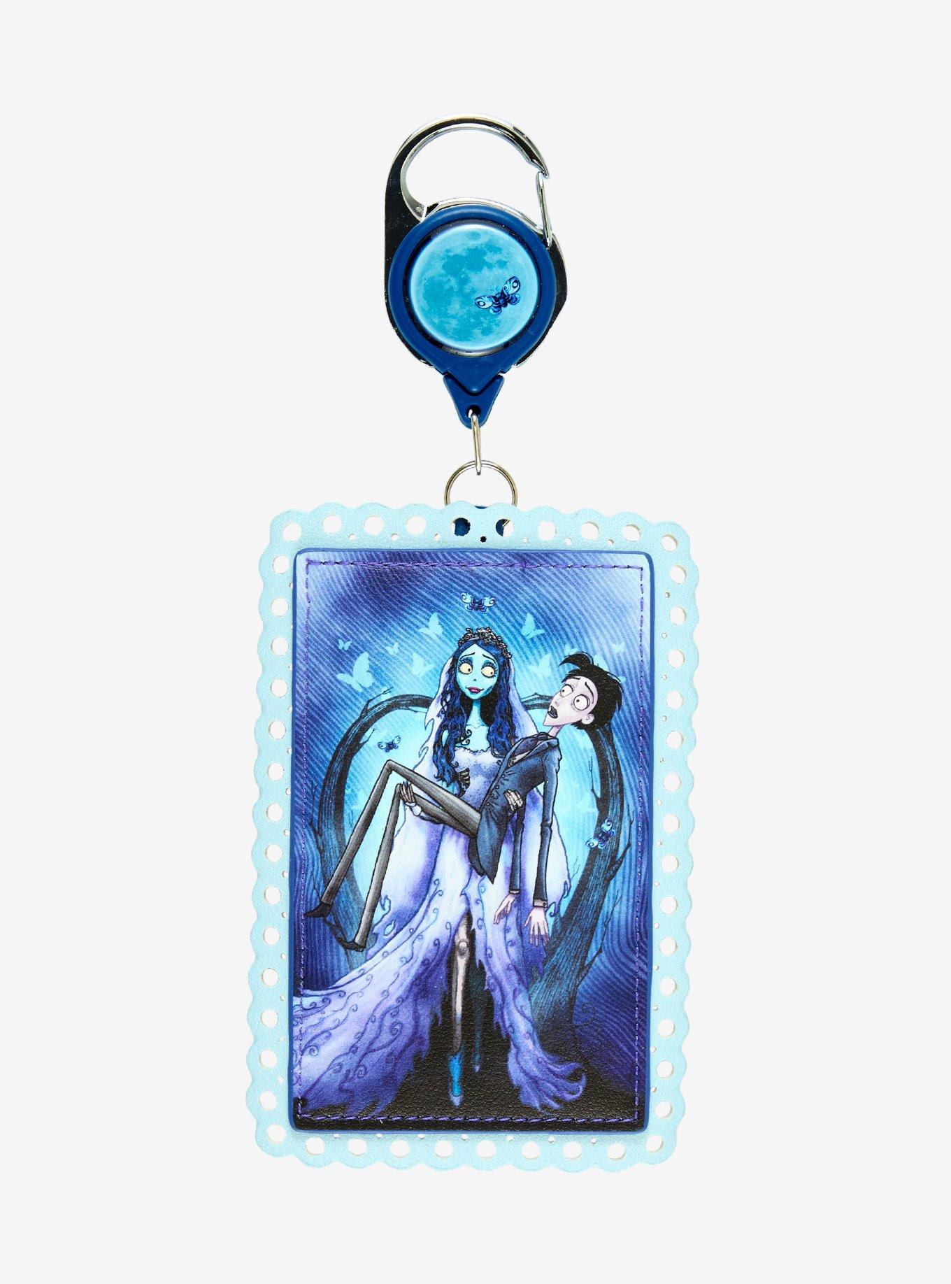 Corpse Bride Emily & Victor Full Moon Retractable Lanyard — BoxLunch Exclusive, , hi-res