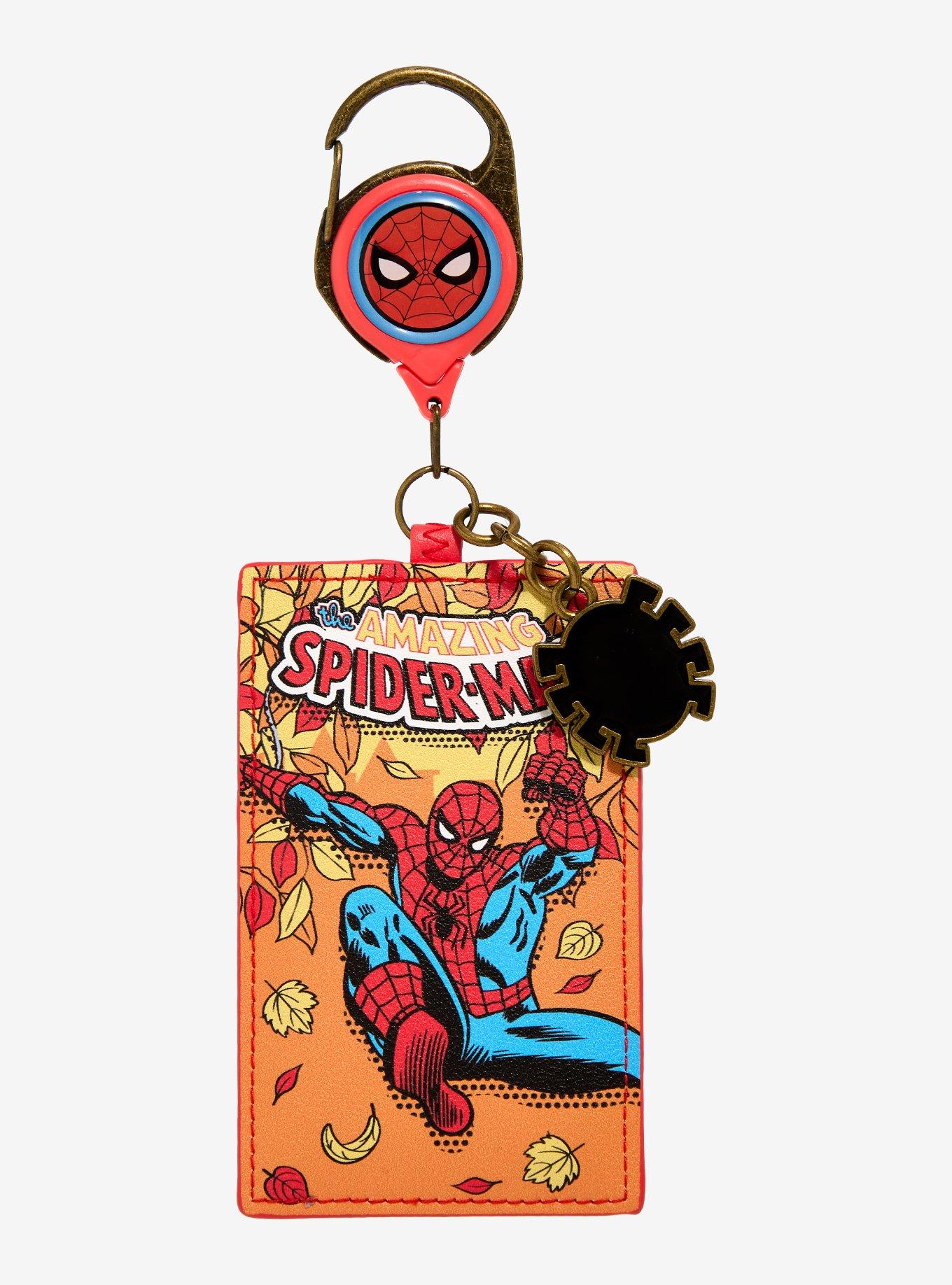 Loungefly Marvel Spider-Man Vintage Retractable Lanyard, , hi-res