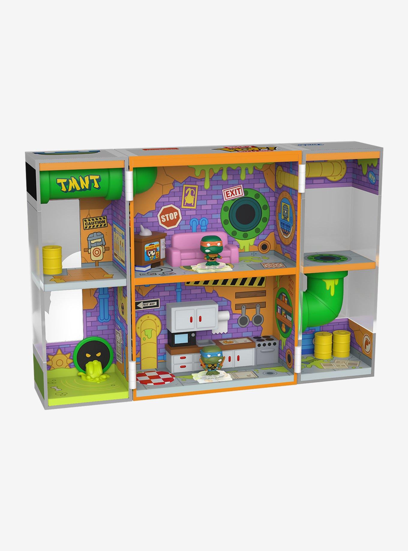 Funko Teenage Mutant Ninja Turtles Bitty Pop! Sewer Lair Vinyl Set, , hi-res