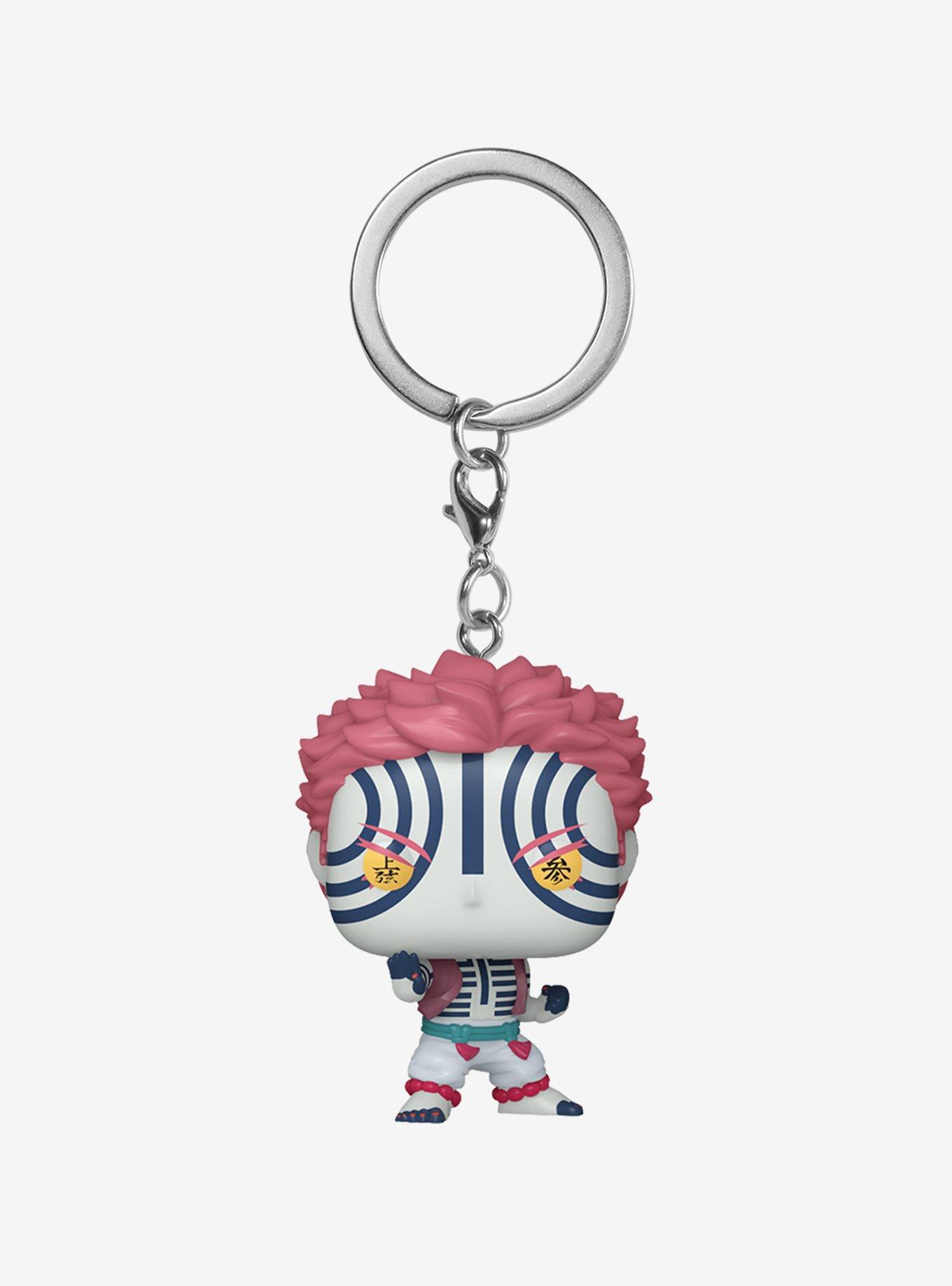 Funko Demon Slayer: Kimetsu No Yaiba Pocket Pop! Akaza Vinyl Key Chain, , hi-res