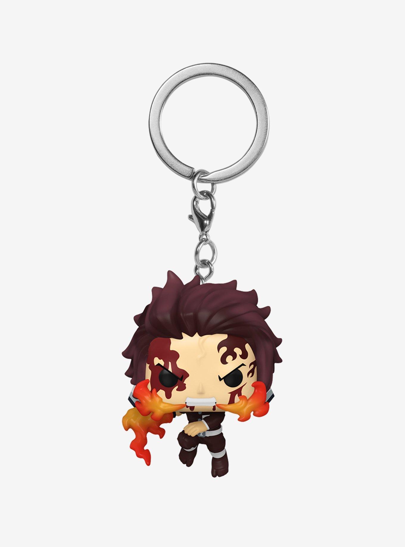 Funko Demon Slayer: Kimetsu No Yaiba Pocket Pop! Tanjiro Kamado Vinyl Key Chain Hot Topic Exclusive, , hi-res
