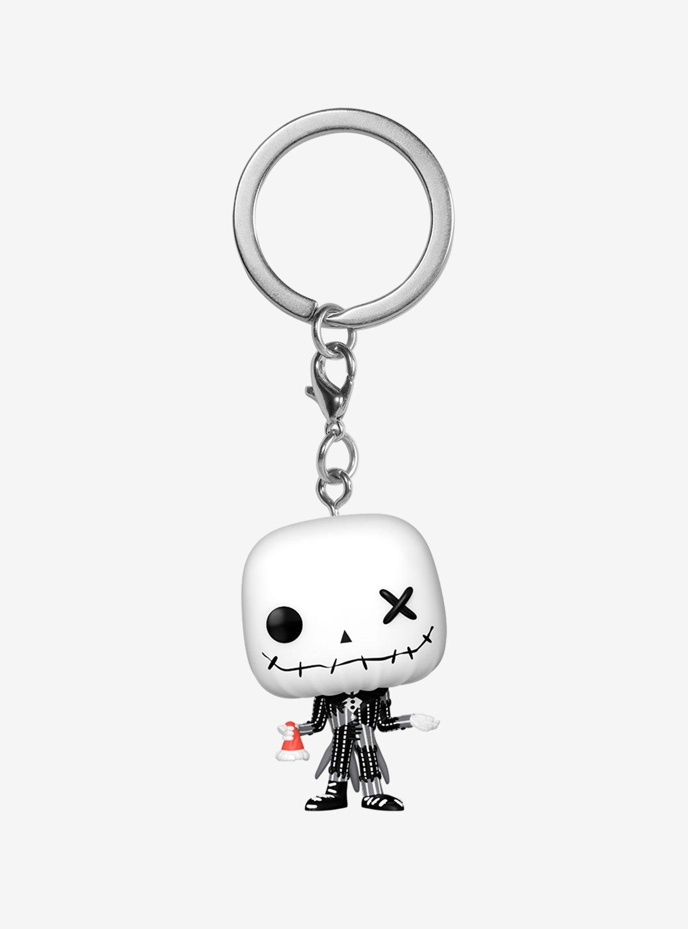 Funko The Nightmare Before Christmas Pocket Pop! Patchwork Jack Skellington Vinyl Key Chain, , hi-res