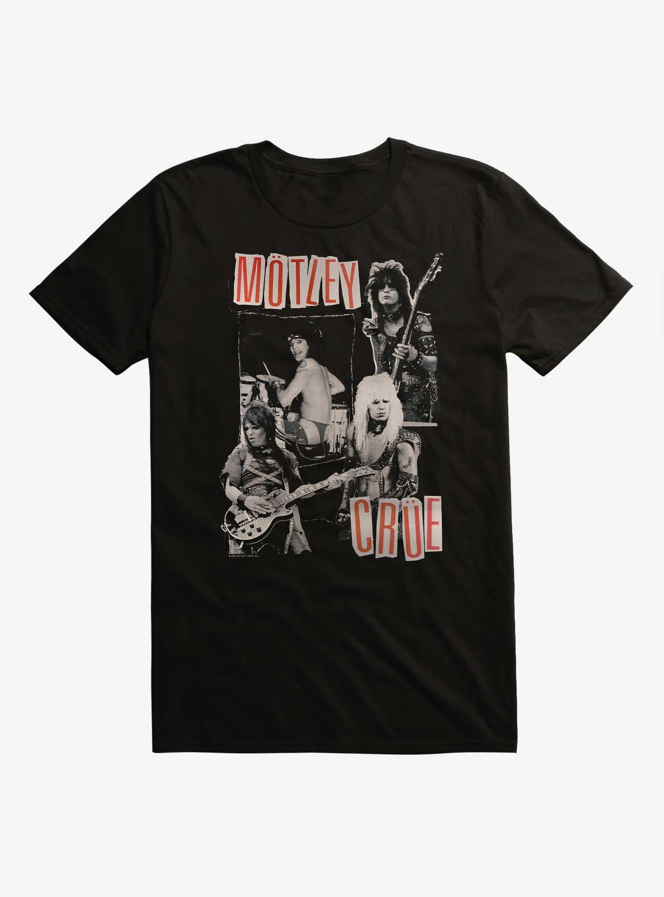 Motley Crue Vintage Collage T-Shirt, , hi-res