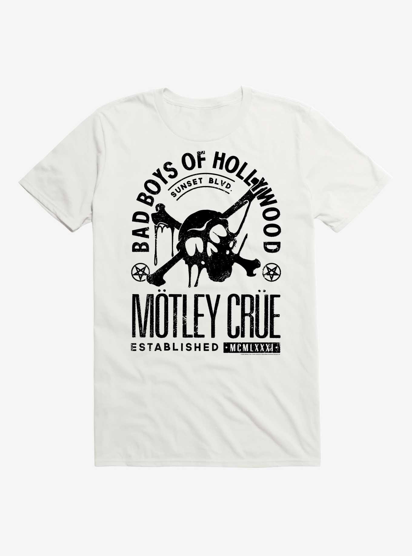Motley Crue Sunset Blvd Skull T-Shirt, , hi-res