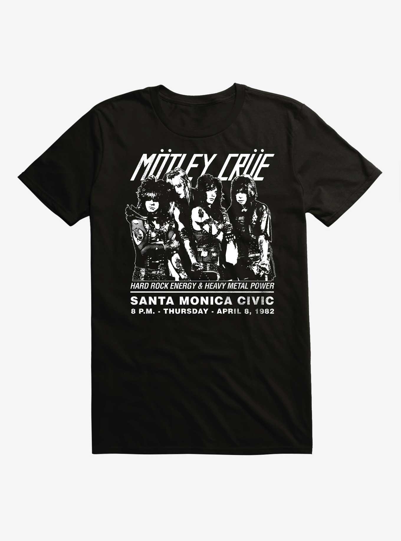 Motley Crue Hard Rock Energy & Heavy Metal Power T-Shirt, , hi-res